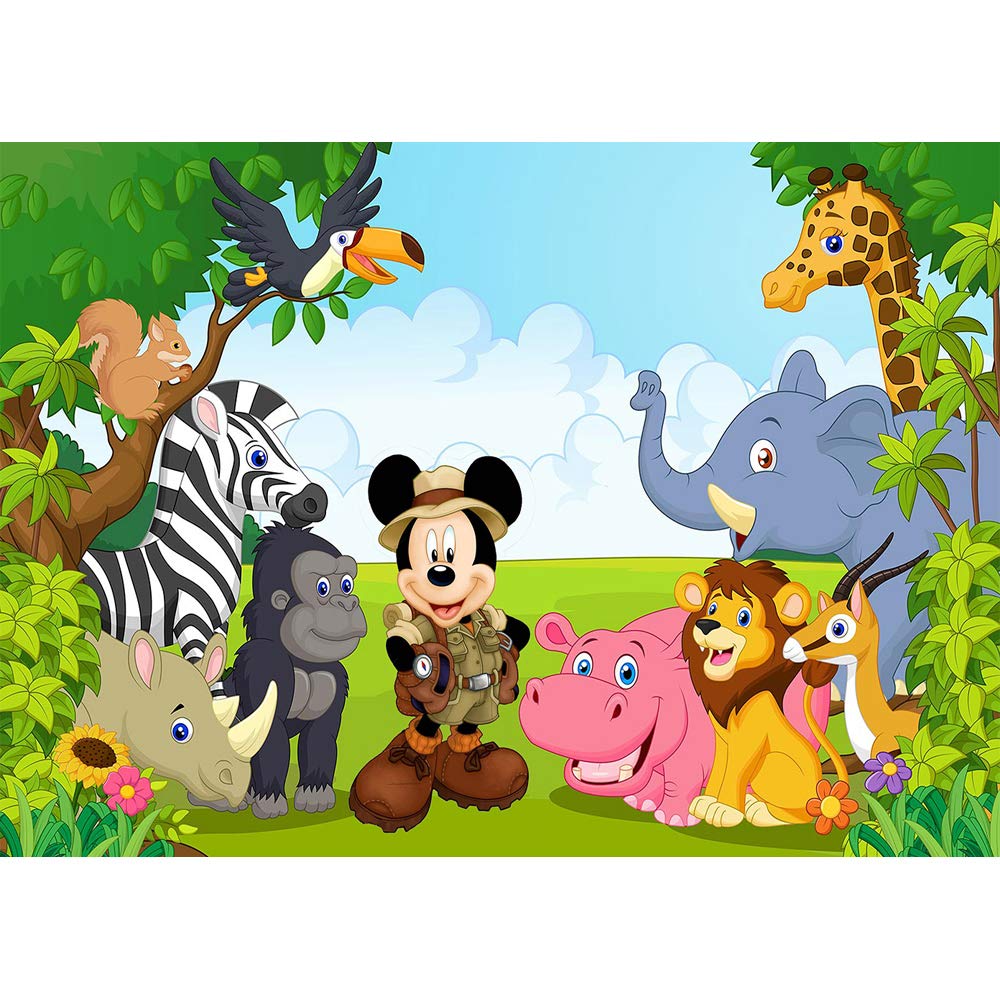 Mickey Mouse Safari Background