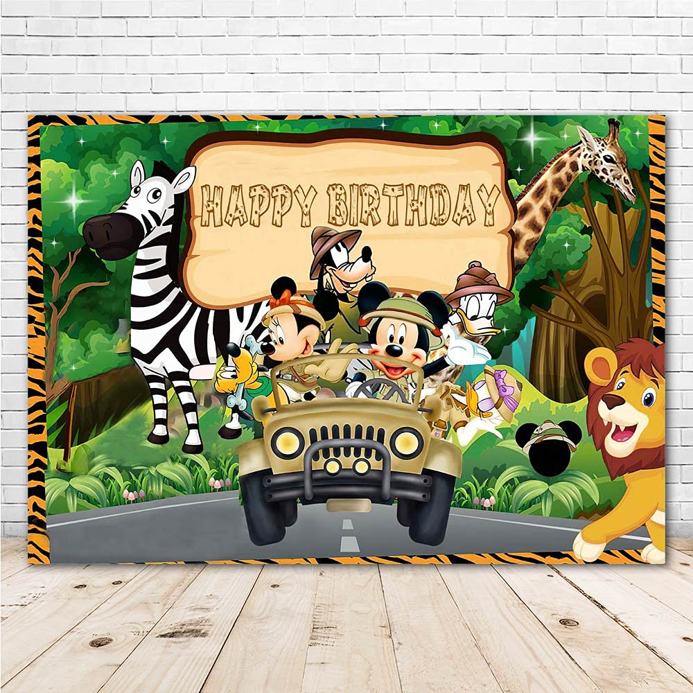 Mickey Mouse Safari Background