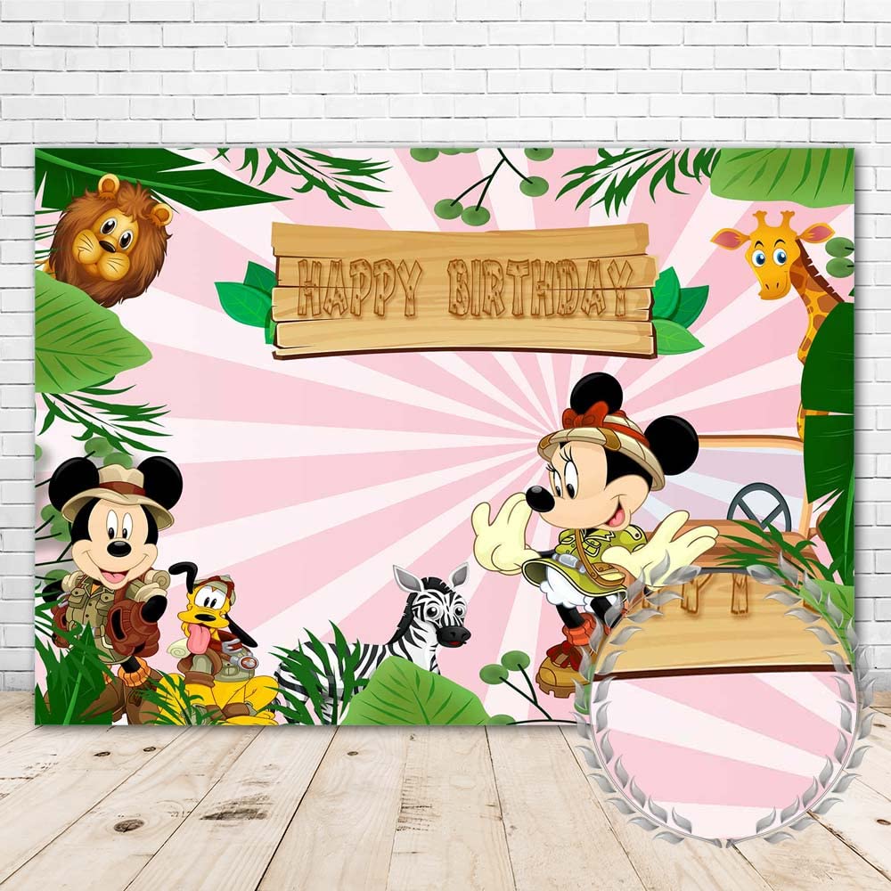 Mickey Mouse Safari Background