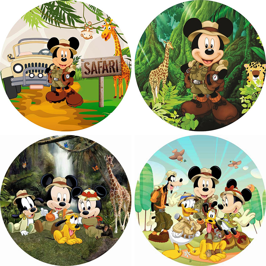 Mickey Mouse Safari Background