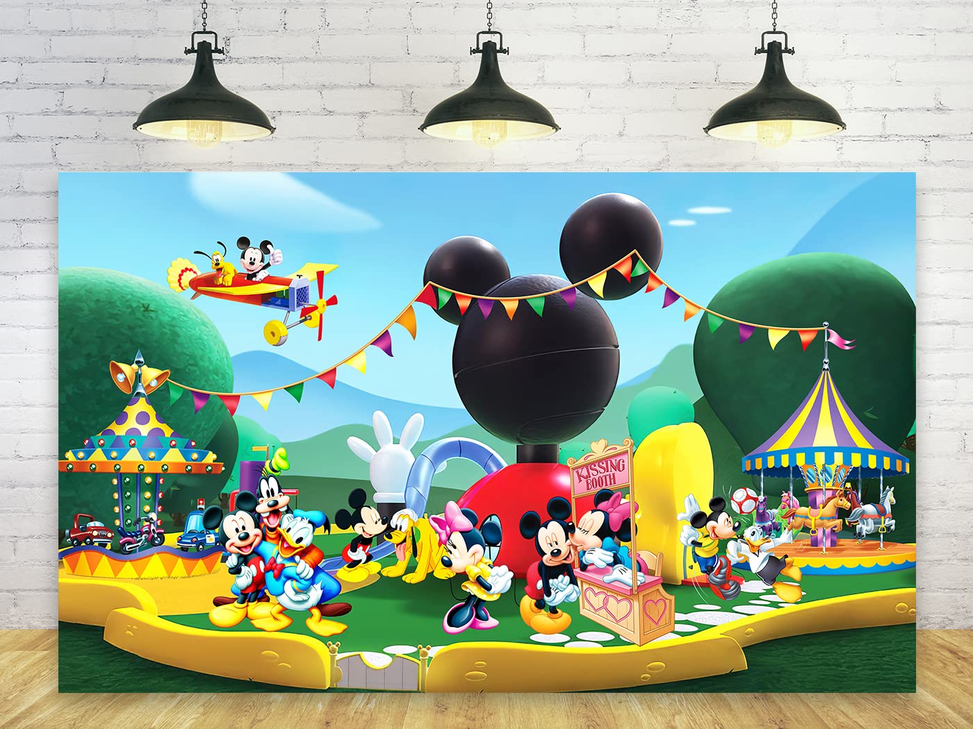 Mickey Mouse Safari Background