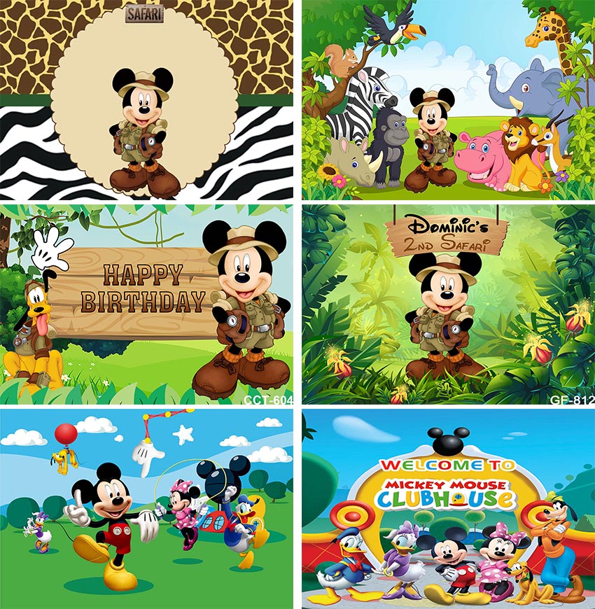 Mickey Mouse Safari Background