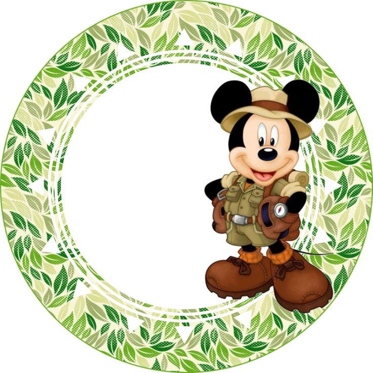 Mickey Mouse Safari Background