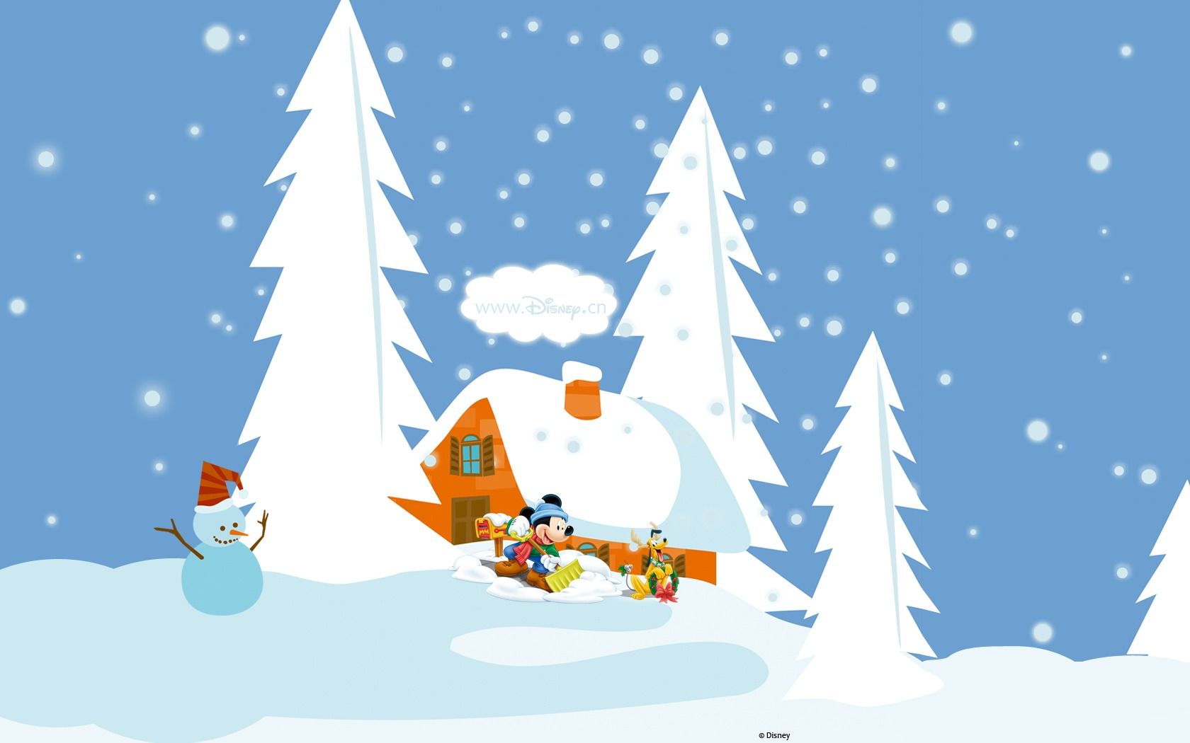 Mickey Mouse Winter Wallpapers