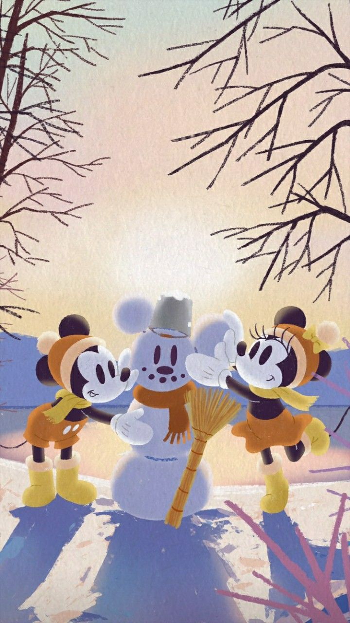 Mickey Mouse Winter Wallpapers