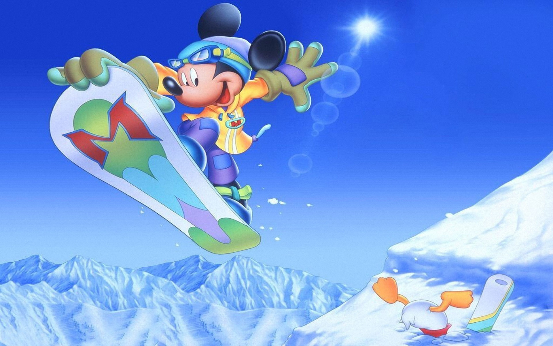 Mickey Mouse Winter Wallpapers