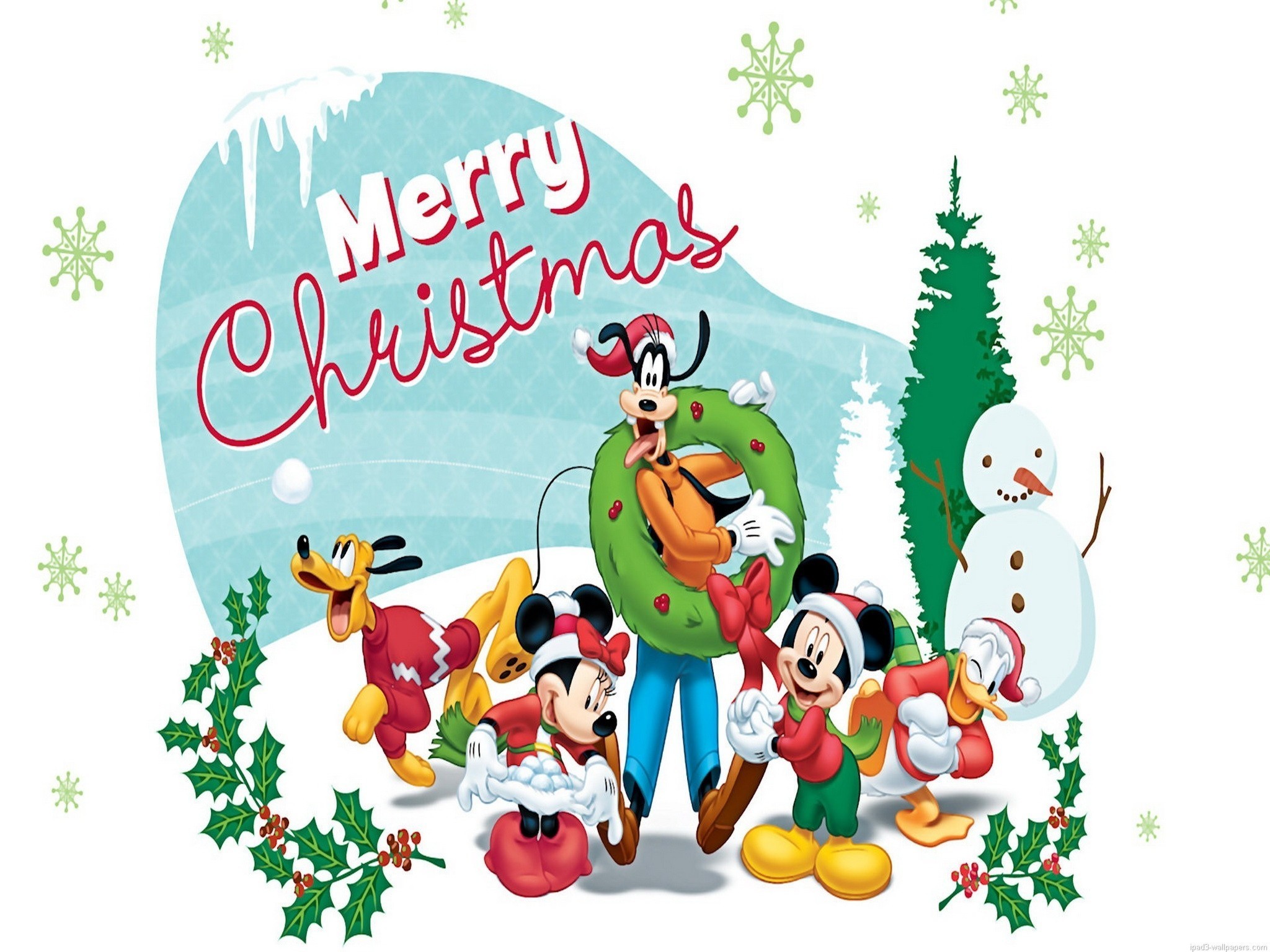 Mickey Mouse Winter Wallpapers