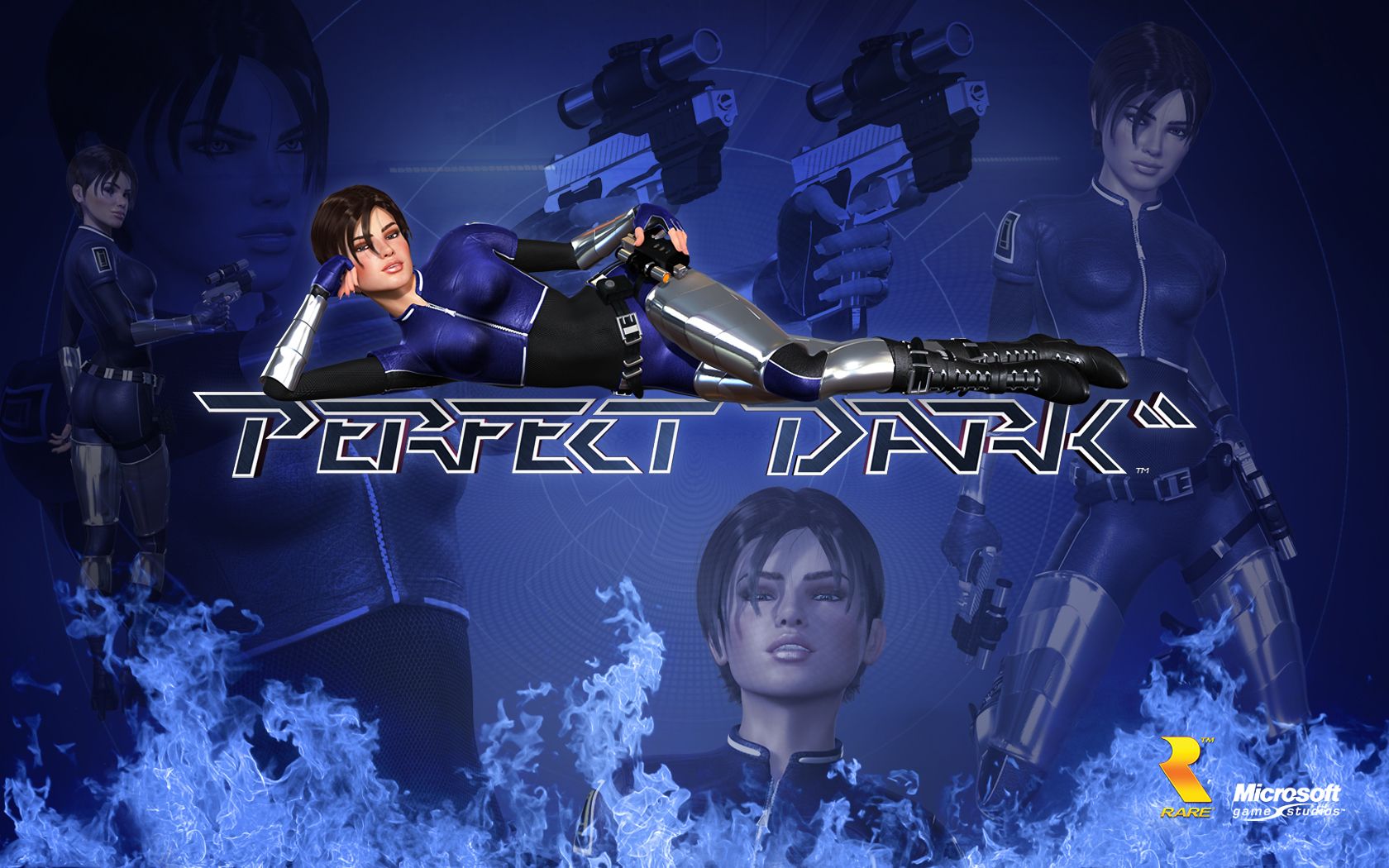 Microsoft Perfect Dark Game Logo Wallpapers