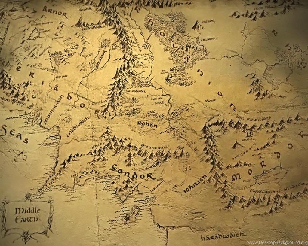 Middle Earth Map High Resolution Wallpapers