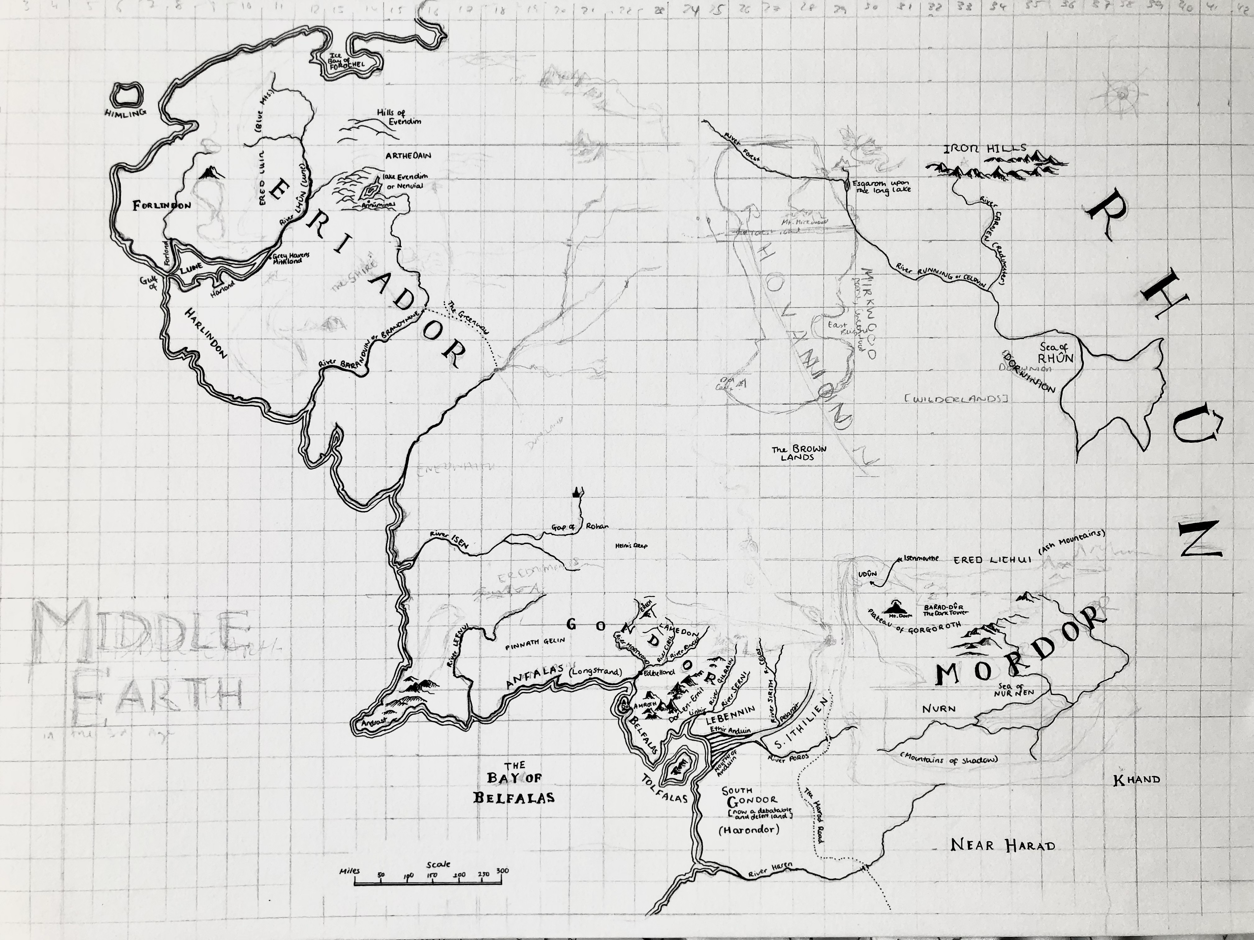 Middle Earth Map High Resolution Wallpapers