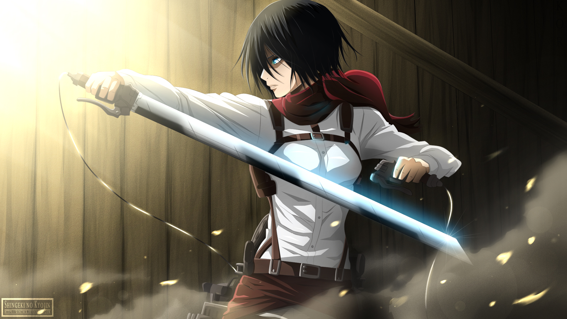 Mikasa Ackerman Art Wallpapers