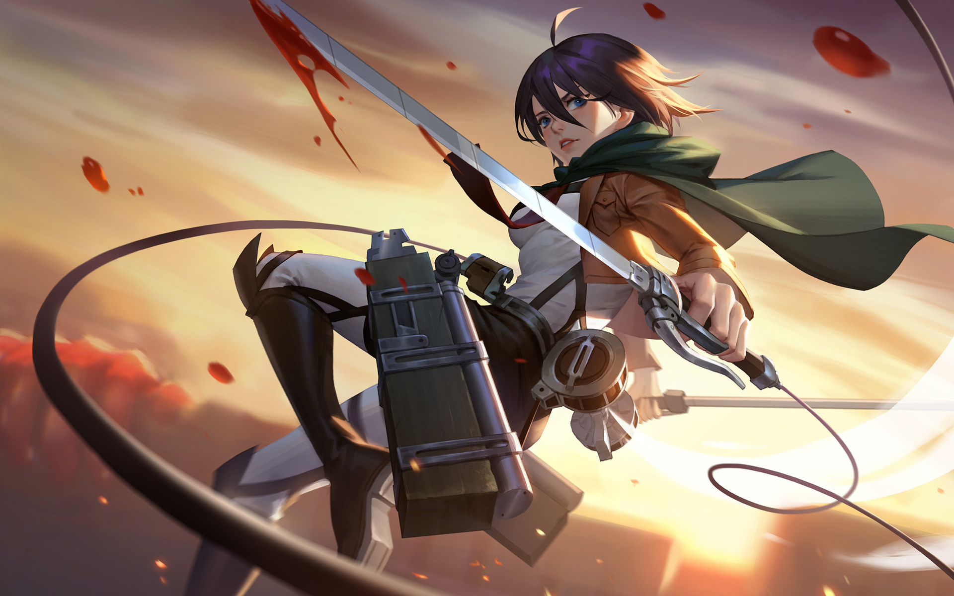 Mikasa Ackerman Art Wallpapers