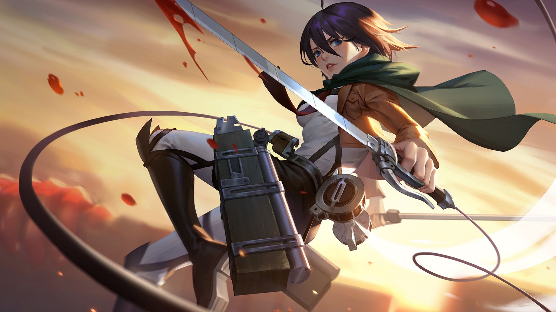 Mikasa Ackerman Art Wallpapers