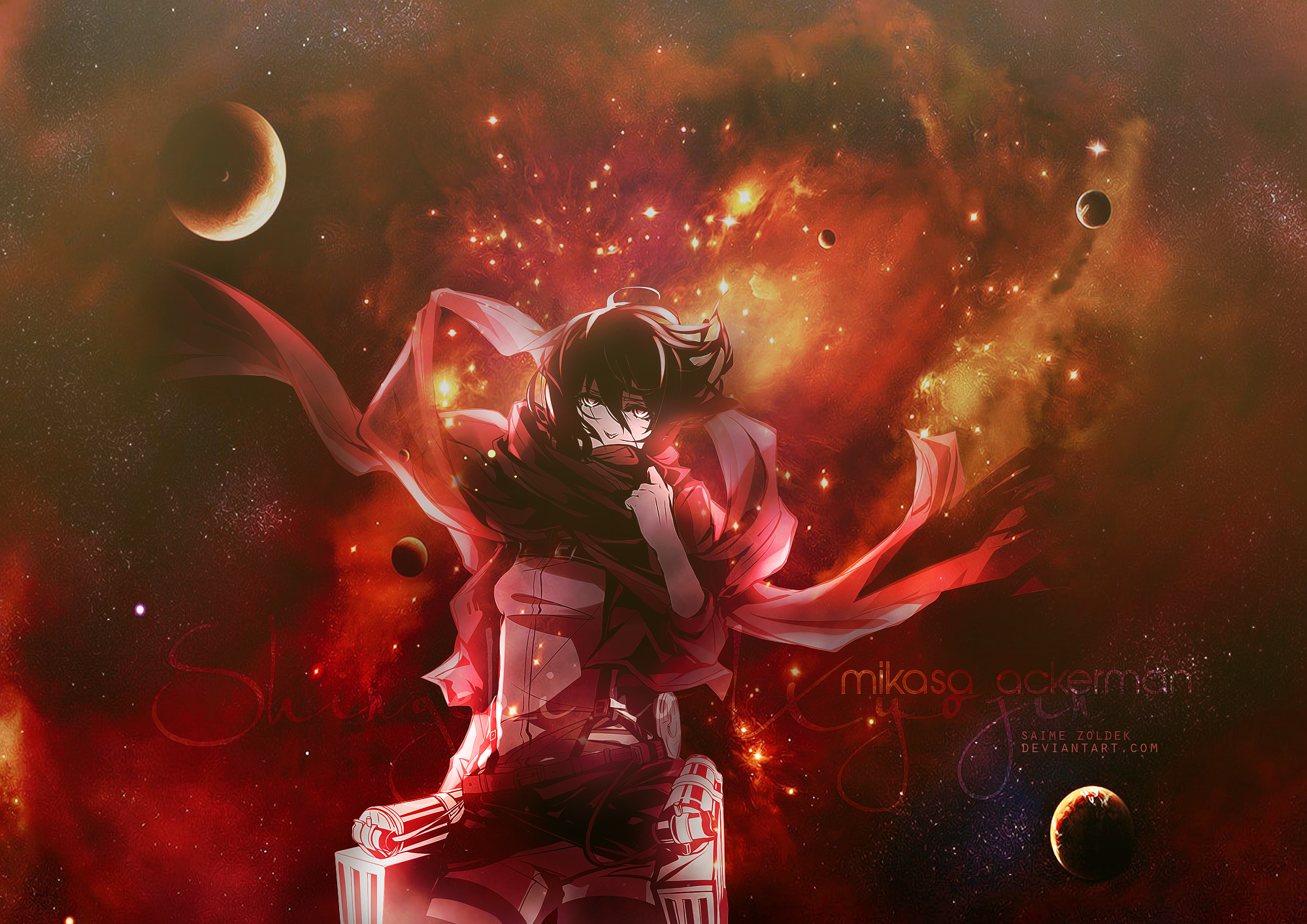 Mikasa Ackerman Art Wallpapers