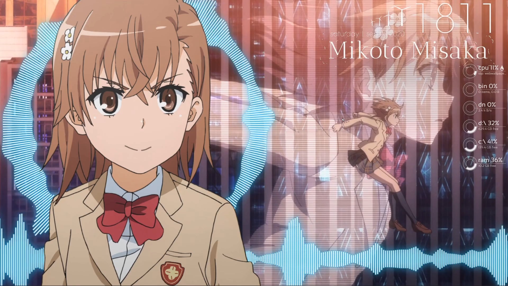 Mikoto Misaka Linux Wallpapers