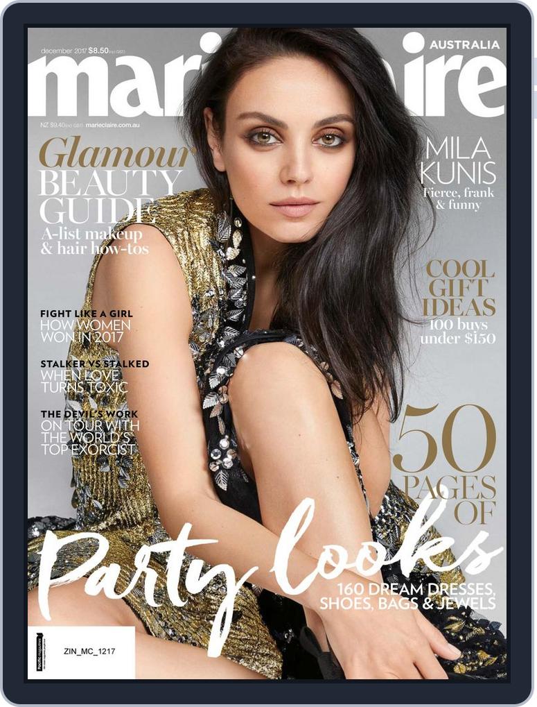 Mila Kunis For Marie Claire Us Magazine Wallpapers