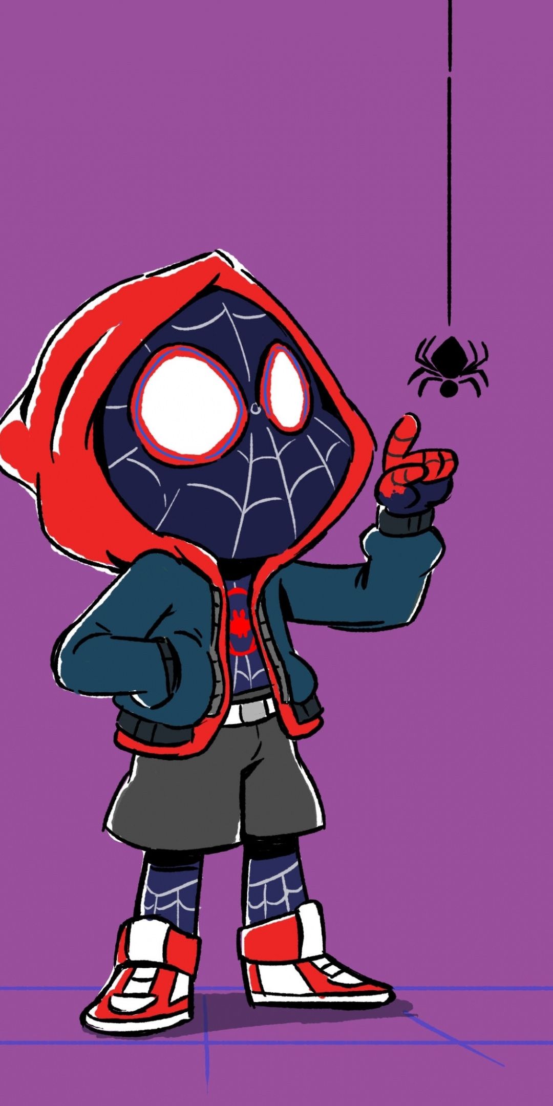 Miles Morales Cartoon Art Wallpapers