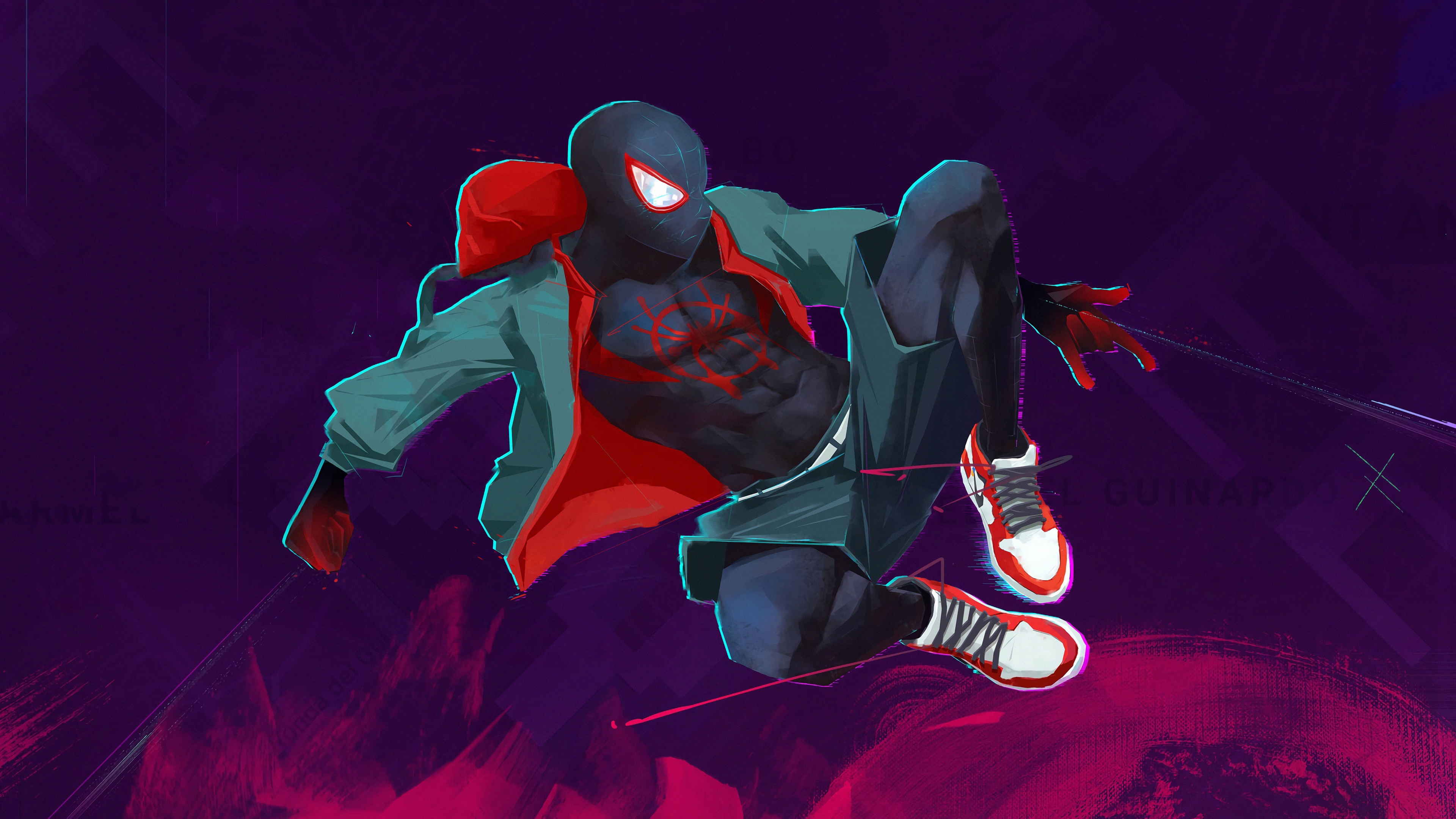 Miles Morales Cartoon Art Wallpapers