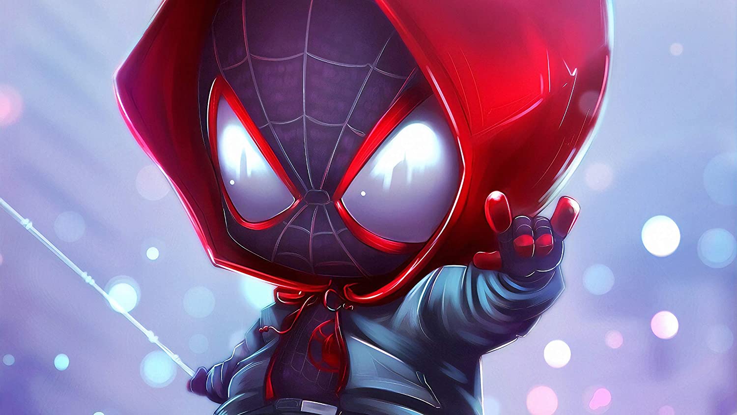 Miles Morales Cartoon Art Wallpapers