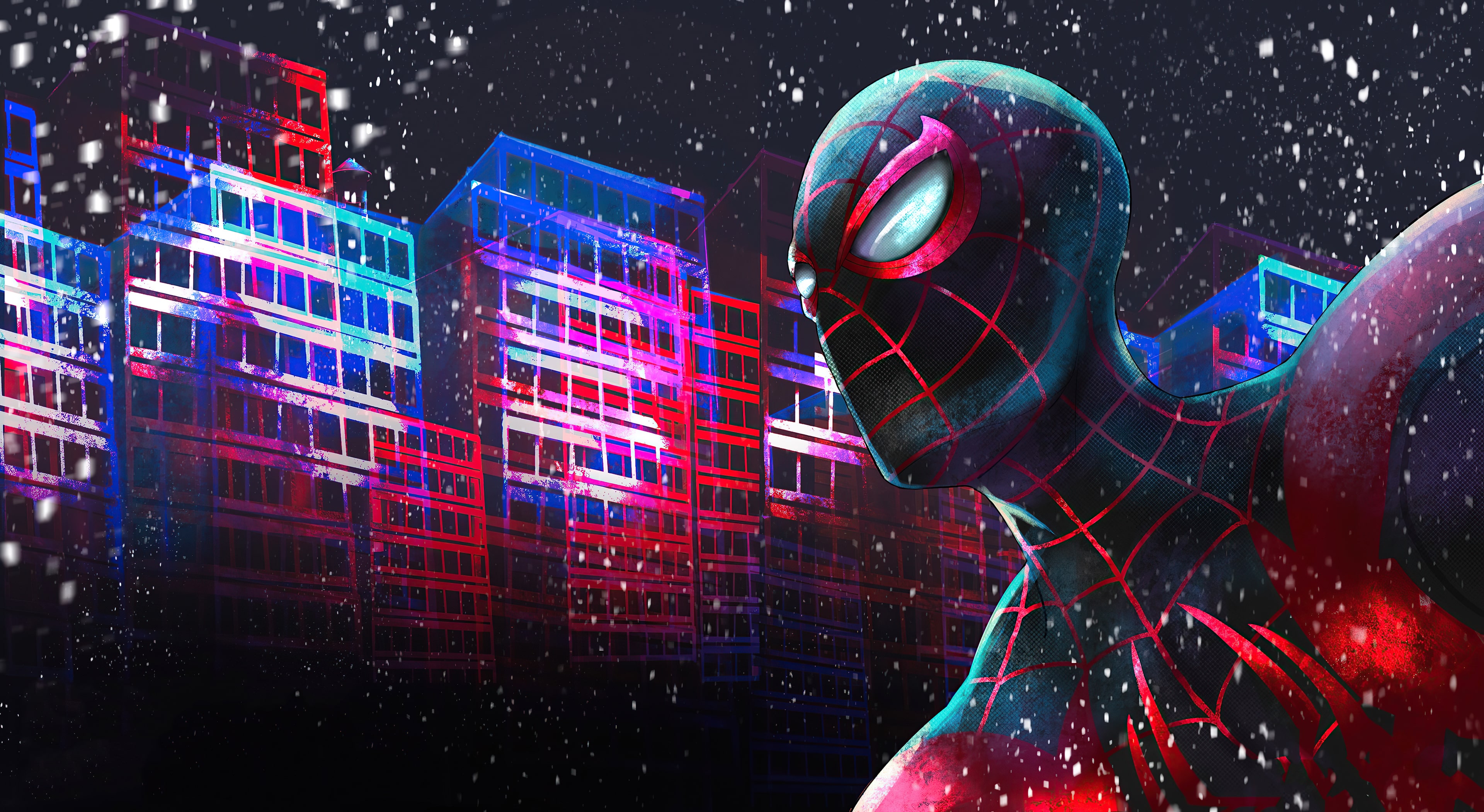 Miles Morales Cartoon Art Wallpapers