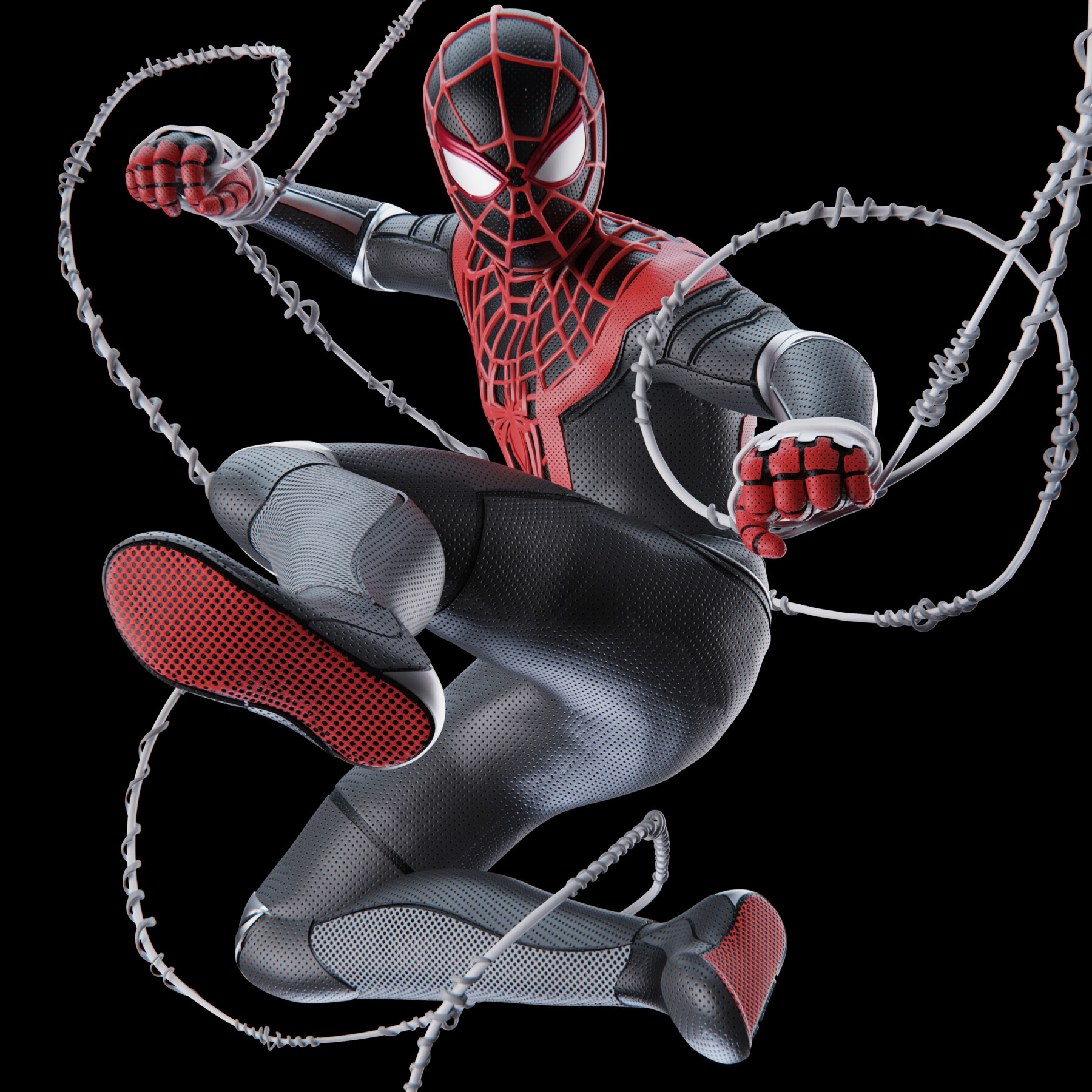 Miles Morales Cartoon Art Wallpapers