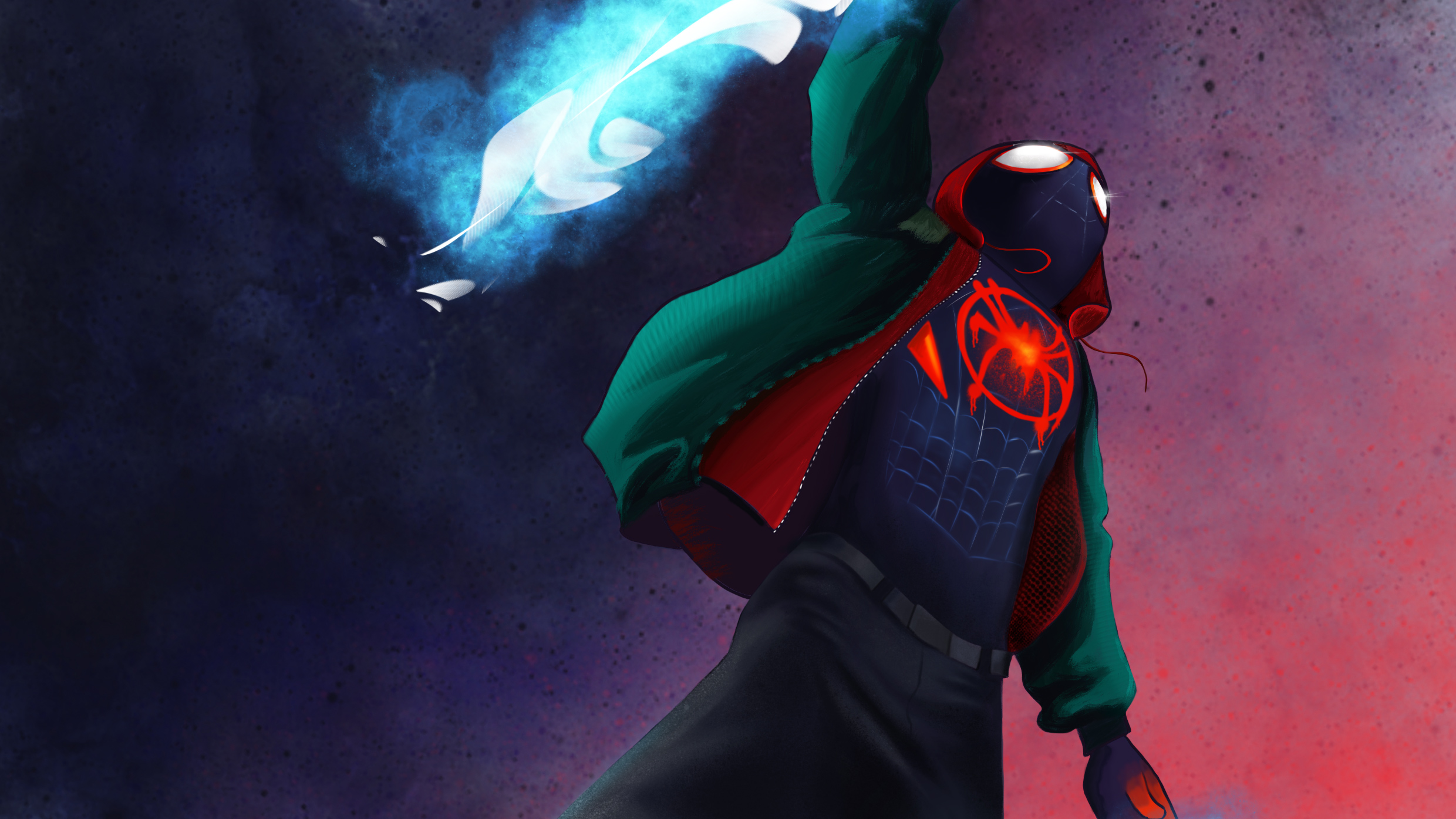 Miles Morales Cartoon Art Wallpapers