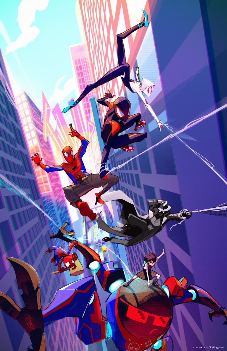 Miles Morales Cyberpunk Spiderman Wallpapers