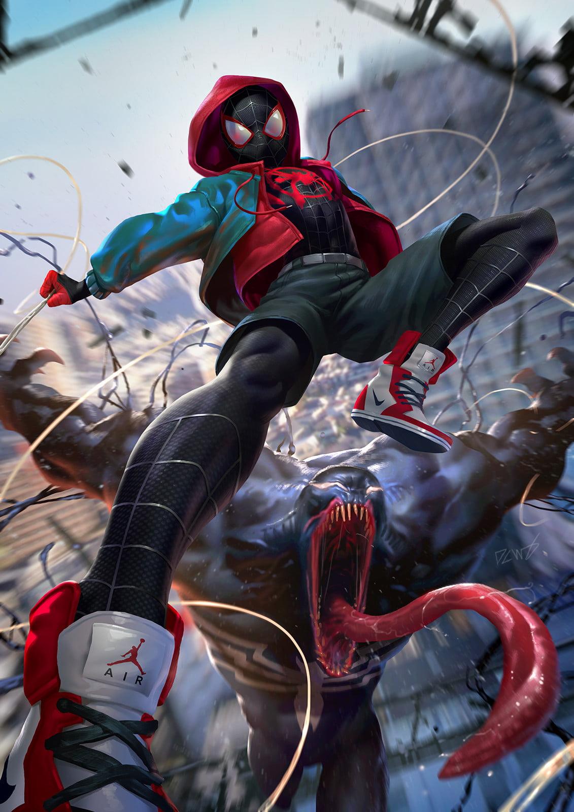 Miles Morales Hoodie Wallpapers