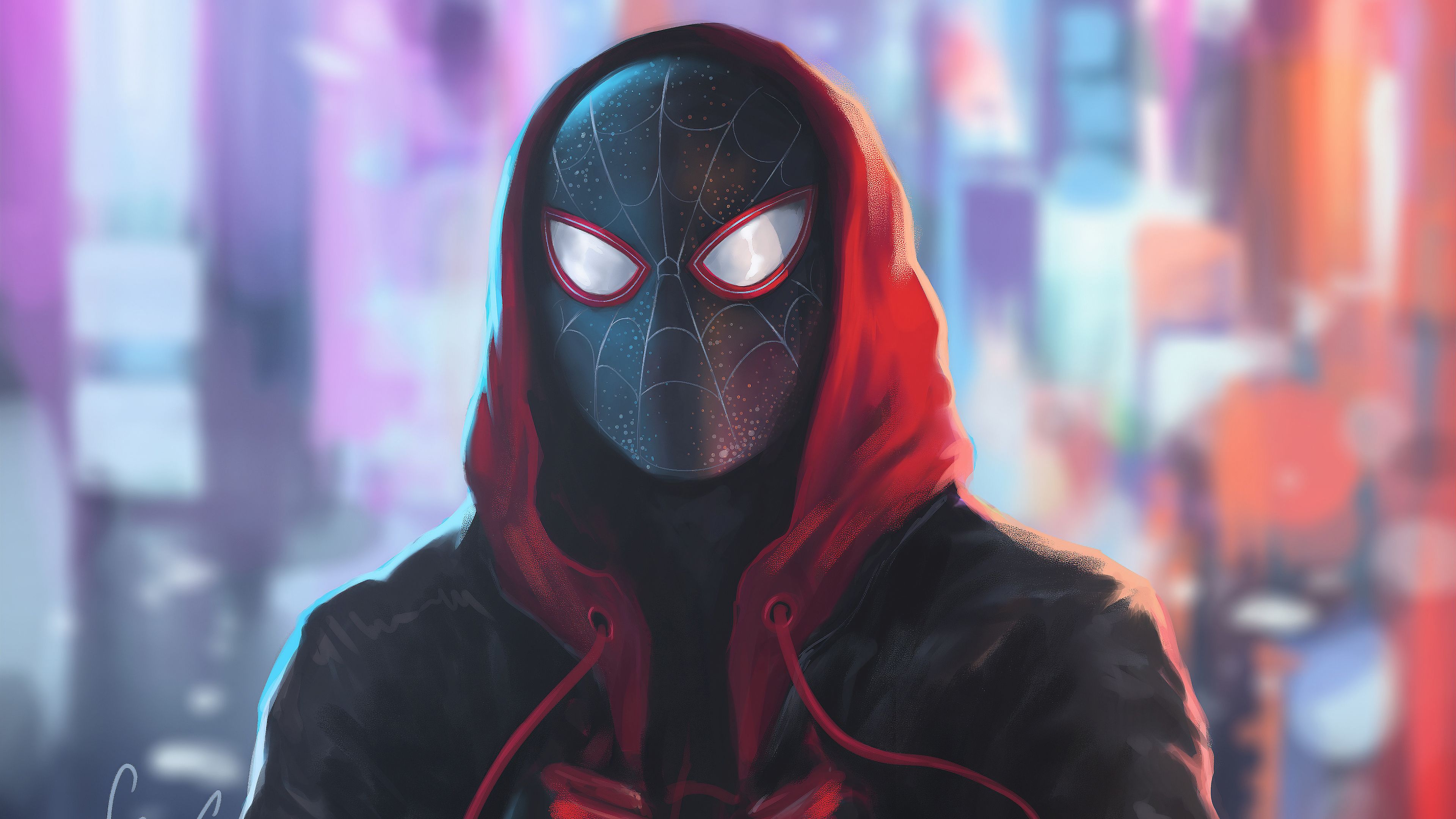 Miles Morales Hoodie Wallpapers