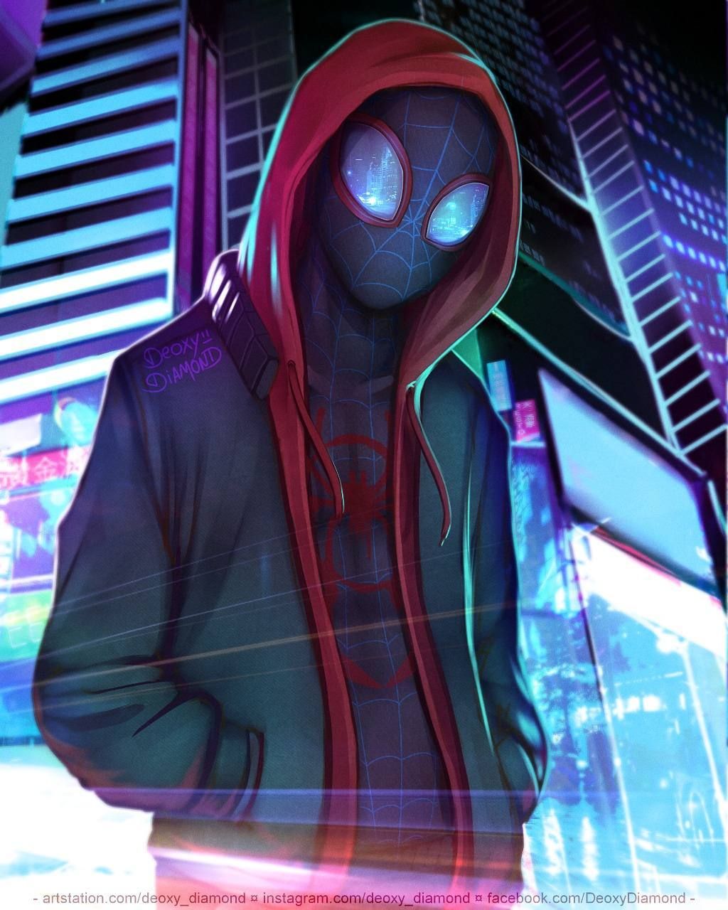 Miles Morales Hoodie Wallpapers