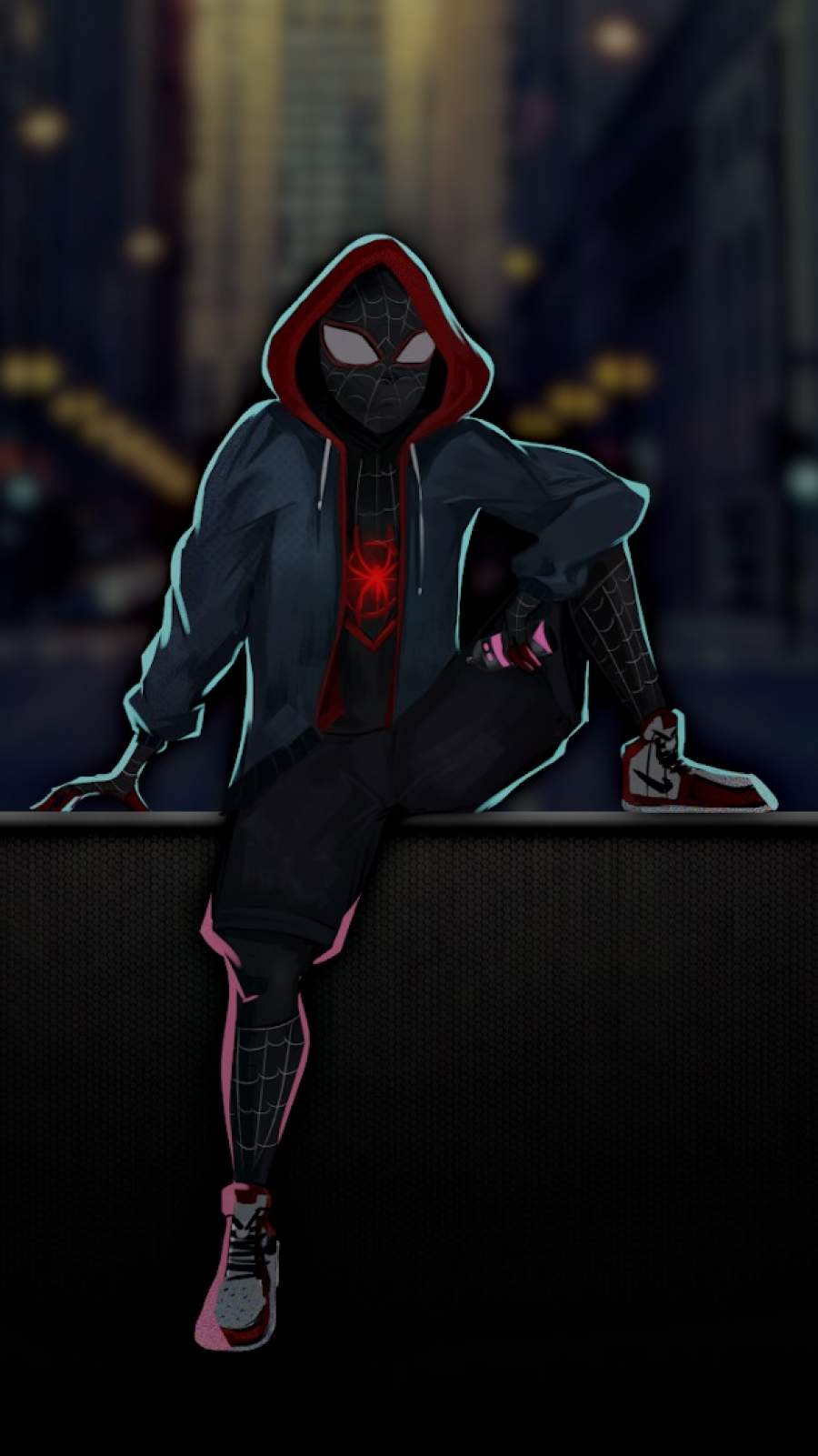 Miles Morales Hoodie Wallpapers