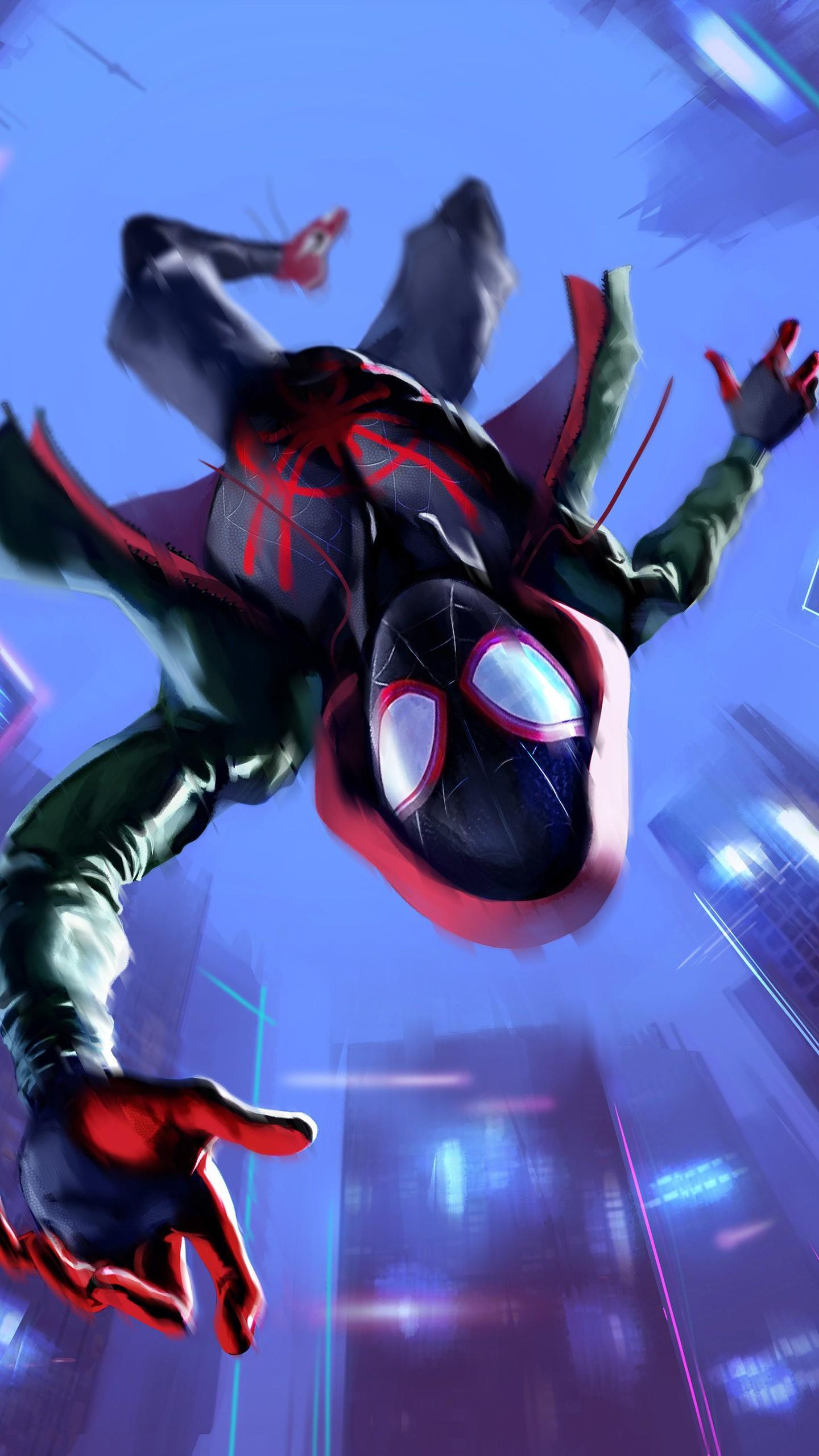 Miles Morales In Spider Man Into The Spider Verse Wallpapers