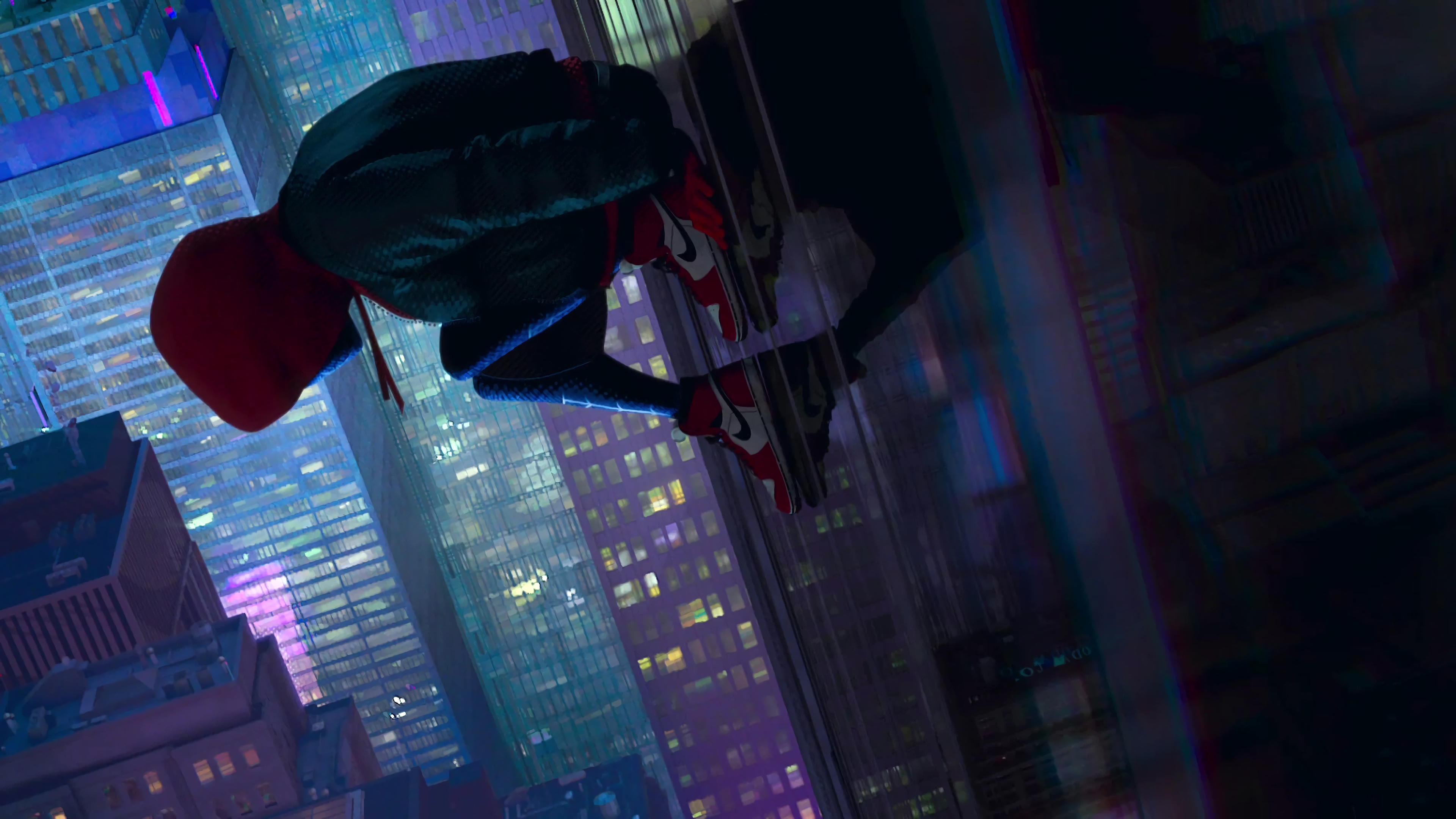 Miles Morales In Spider Man Into The Spider Verse Wallpapers