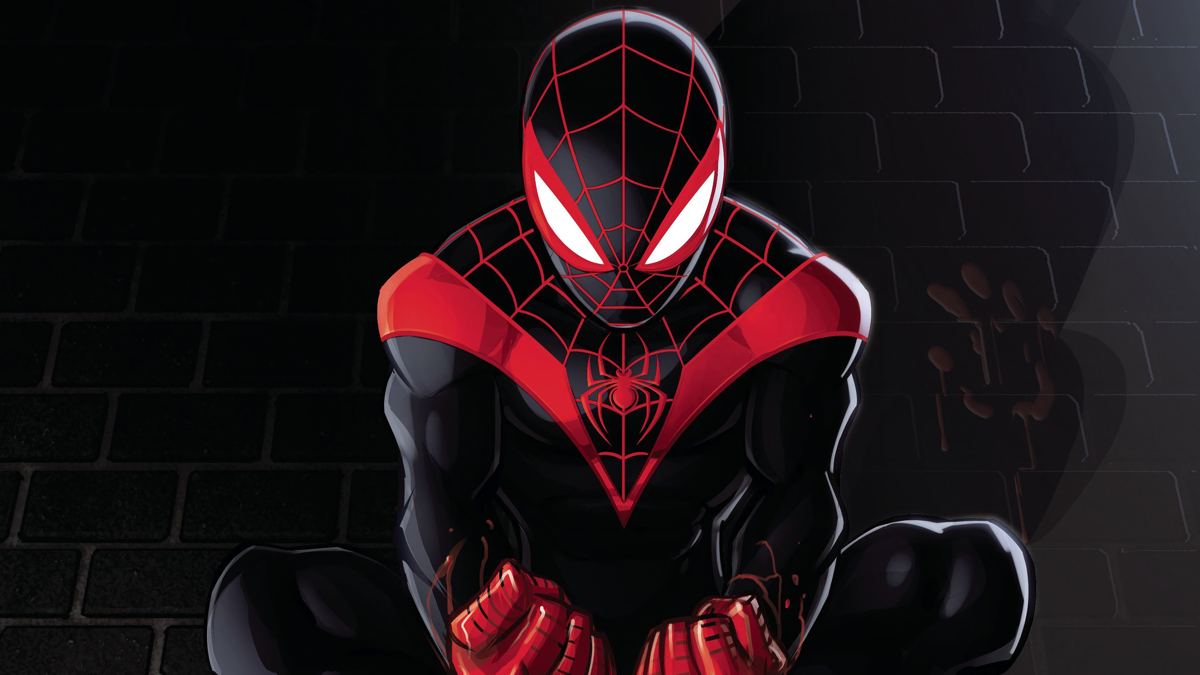 Miles Morales In Spider Man Into The Spider Verse Wallpapers