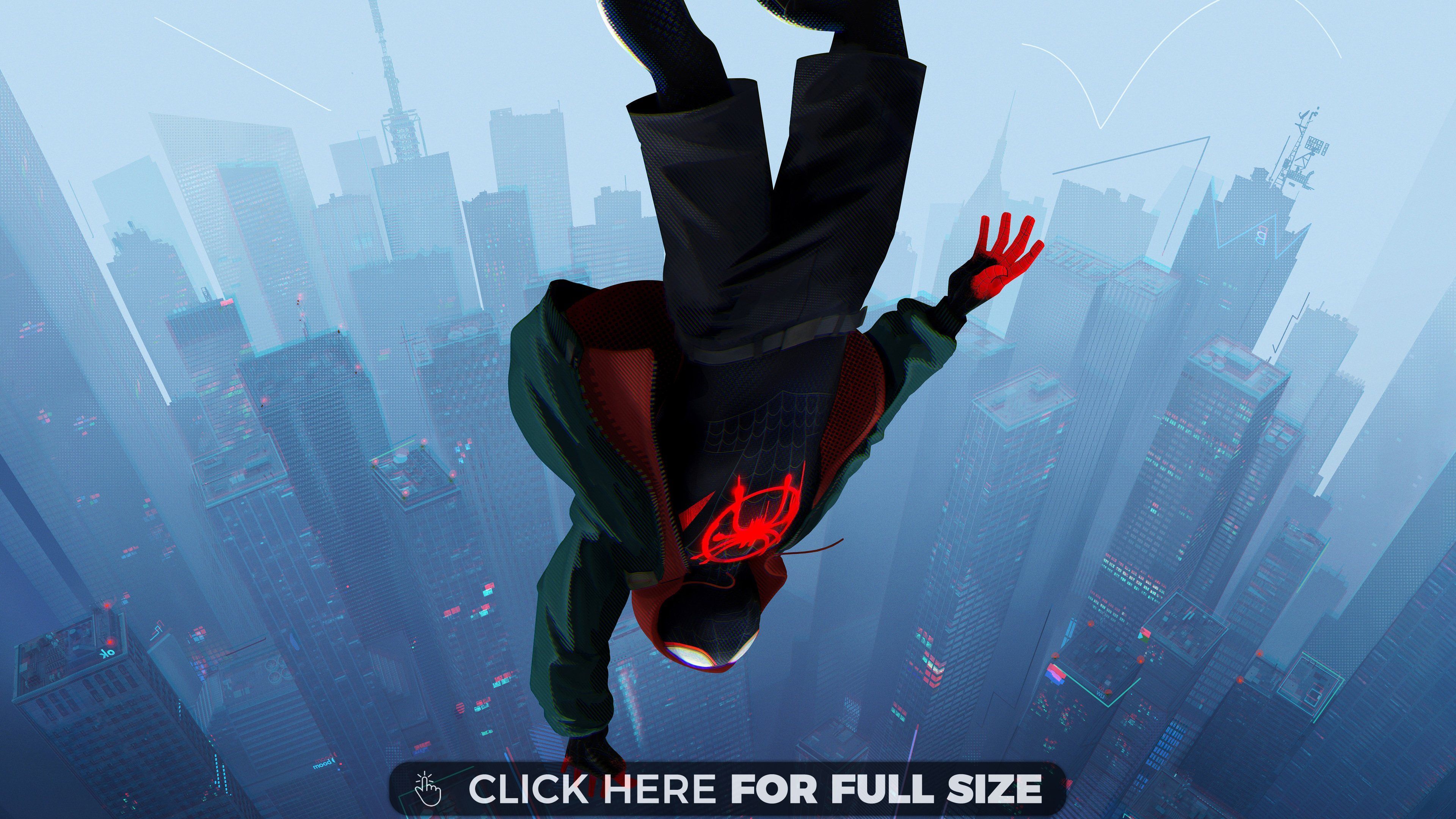 Miles Morales Spider-Man Falling Cool Wallpapers