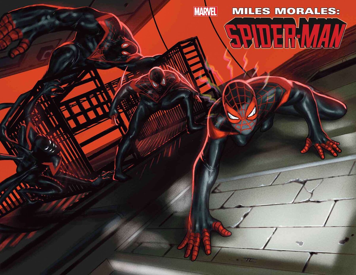 Miles Morales Spider Man Flying Wallpapers