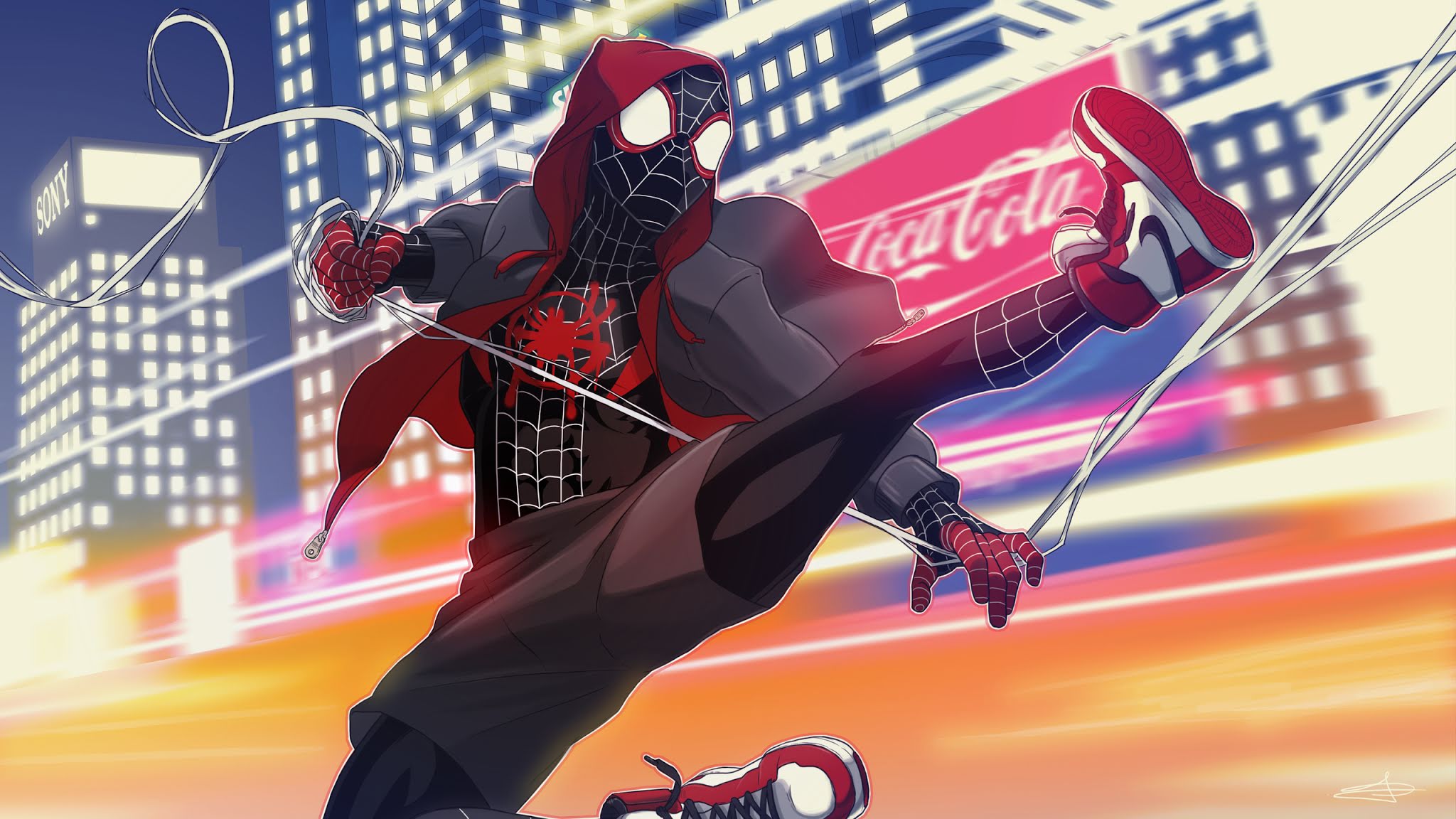 Miles Morales Spider-Man Into The Spider-Verse Wallpapers