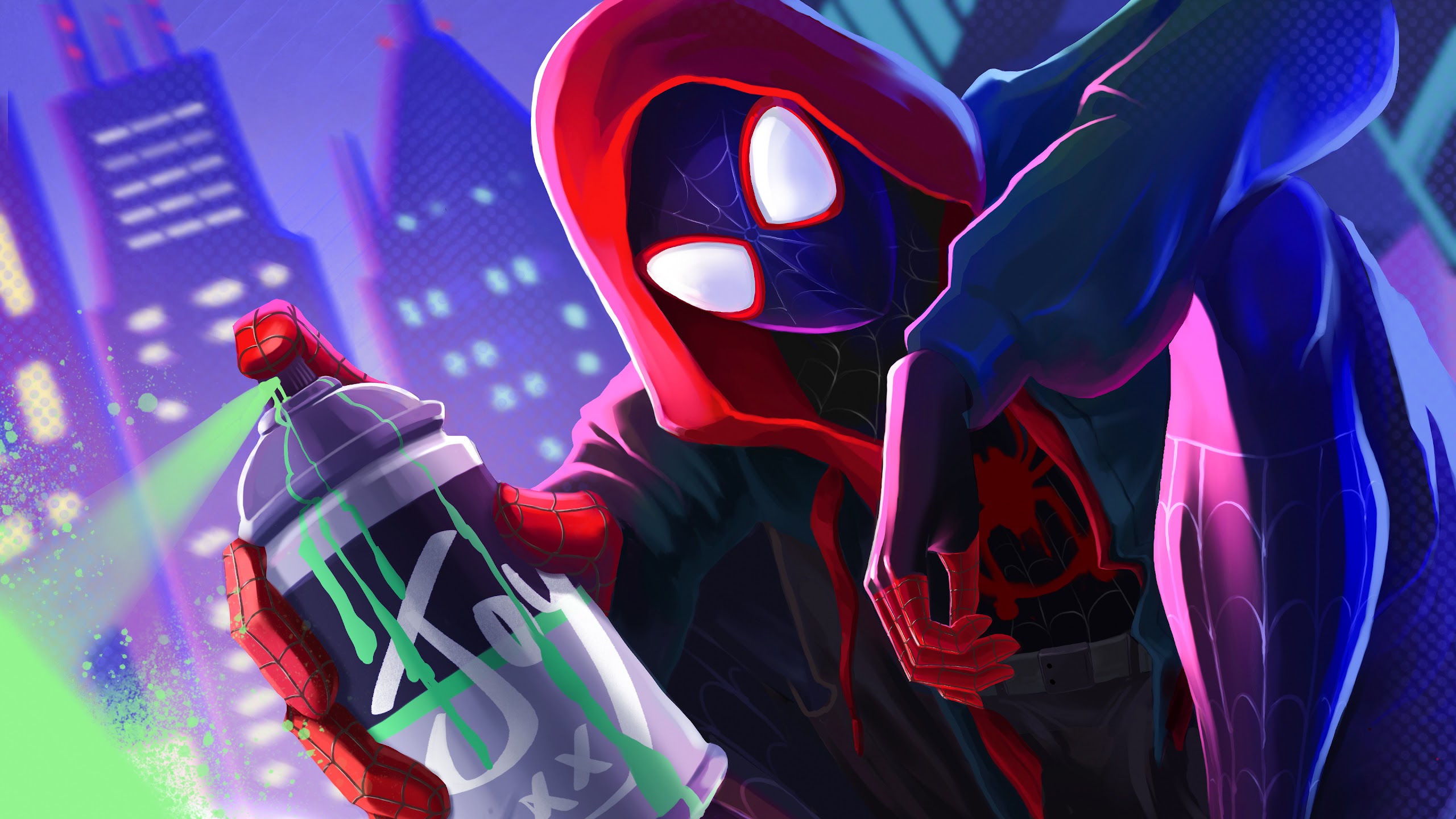 Miles Morales Spider-Man Into The Spider-Verse Wallpapers