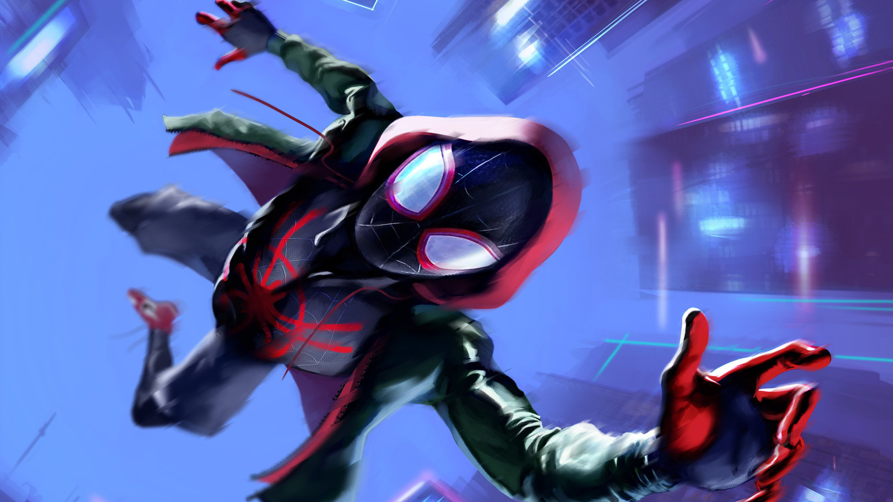 Miles Morales Spider-Man Into The Spider-Verse Wallpapers