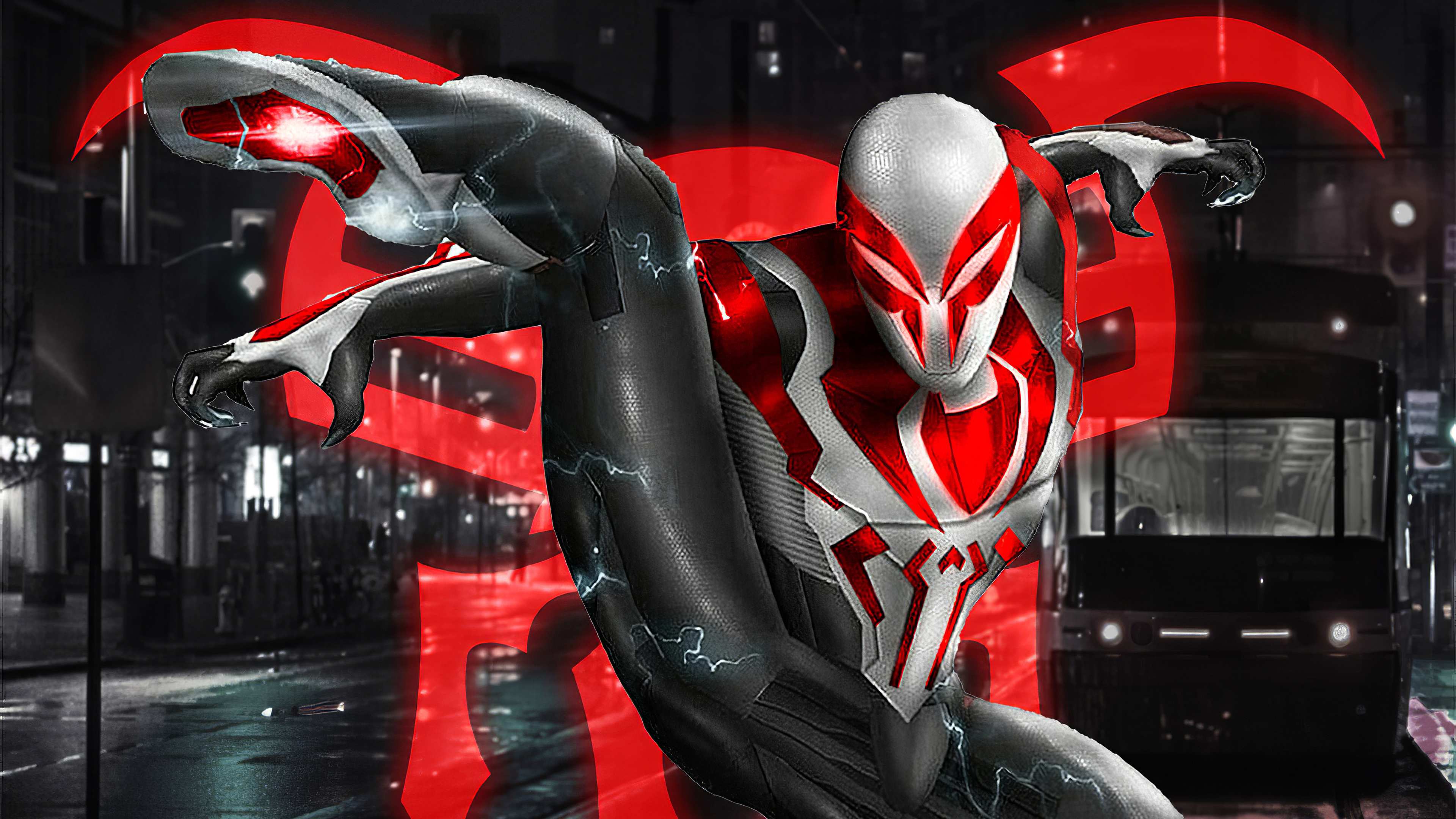 Паук 2099. Spider man 2099 White. Spider man 2099 4k. Spider man 2099 White Suit. Человек-паук Майлз Моралес 2099.