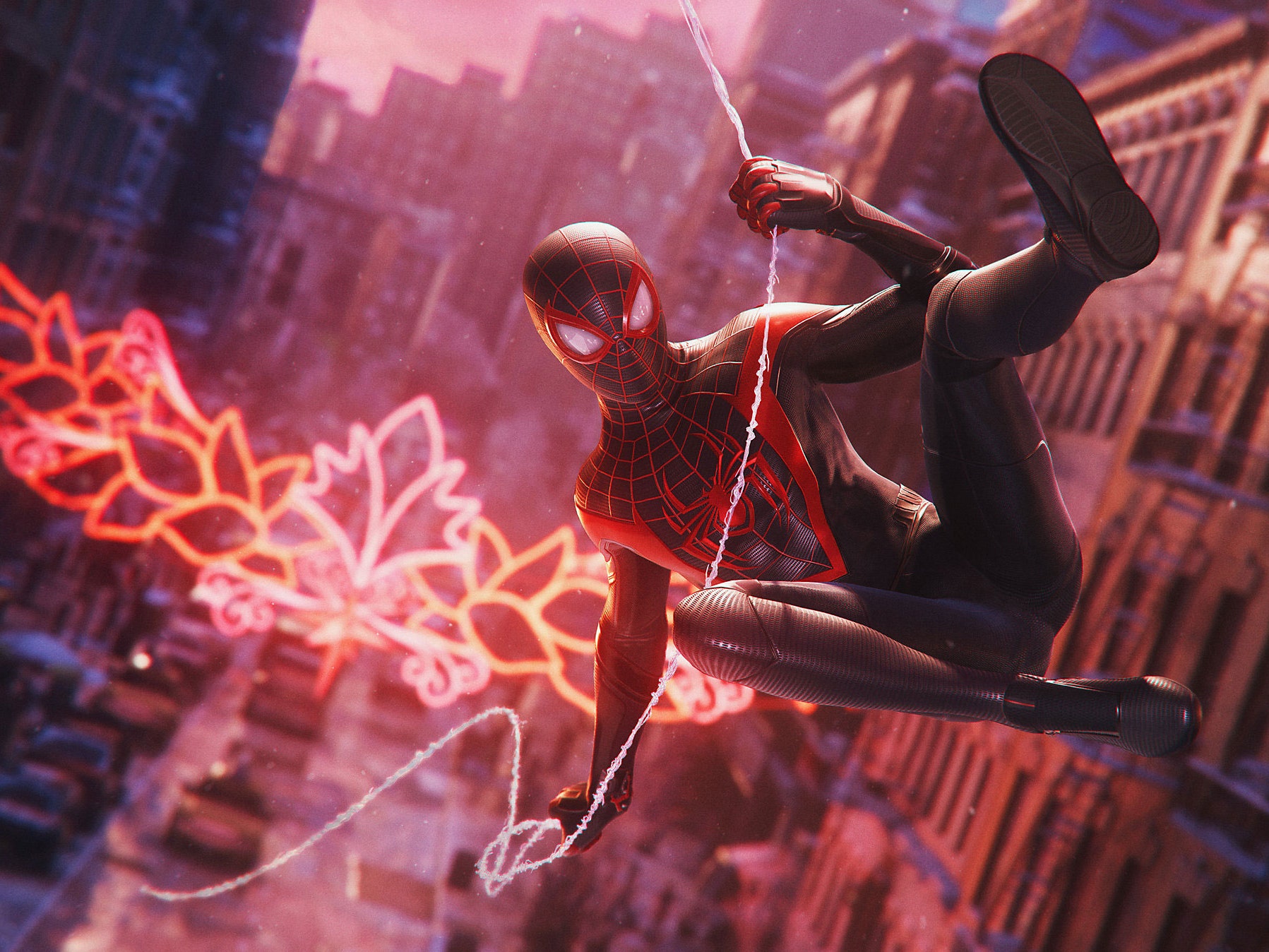 Miles Morales Spider-Man White Suit Wallpapers