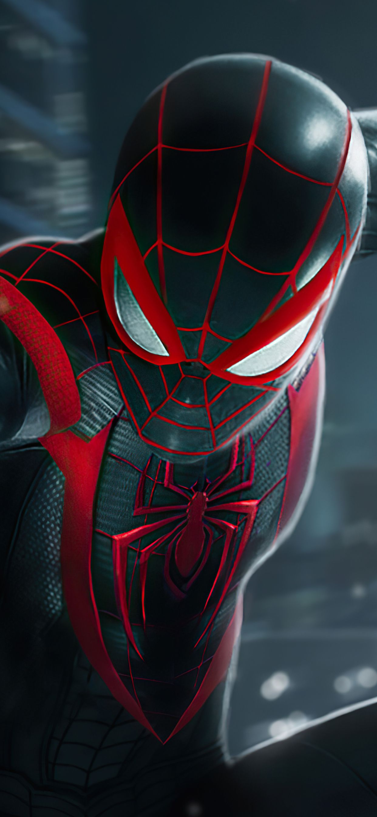 Miles Morales Spider-Man White Suit Wallpapers