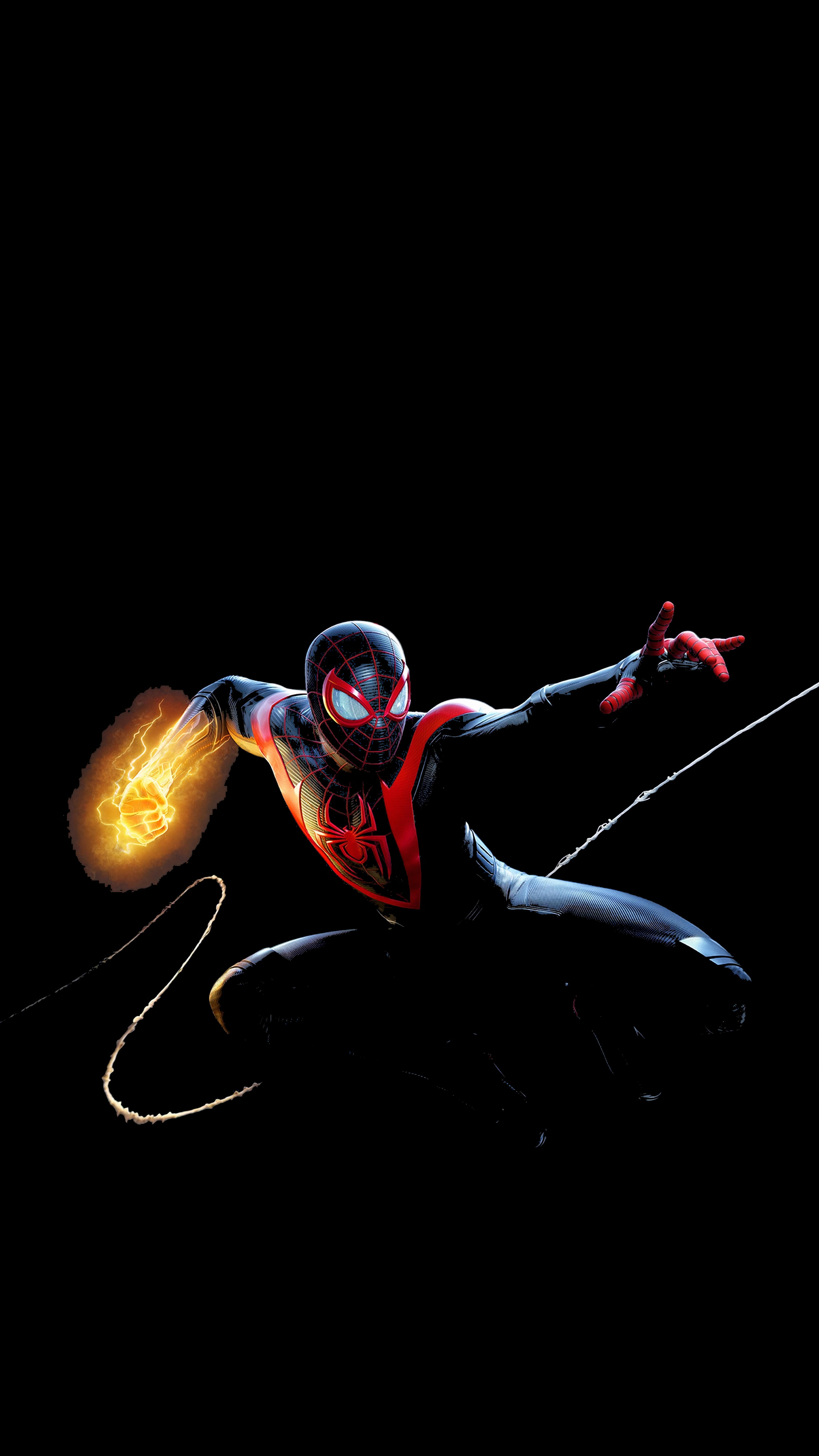 Miles Morales Spider-Man White Suit Wallpapers