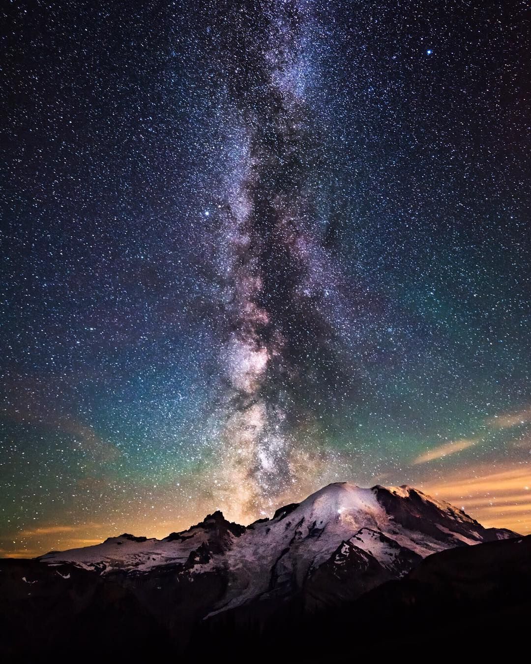 Milky Way Mountains Wallpapers