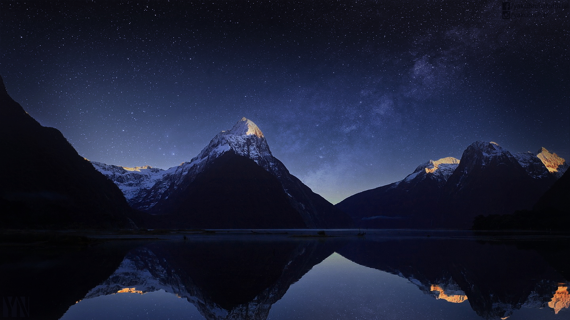 Milky Way Mountains Wallpapers