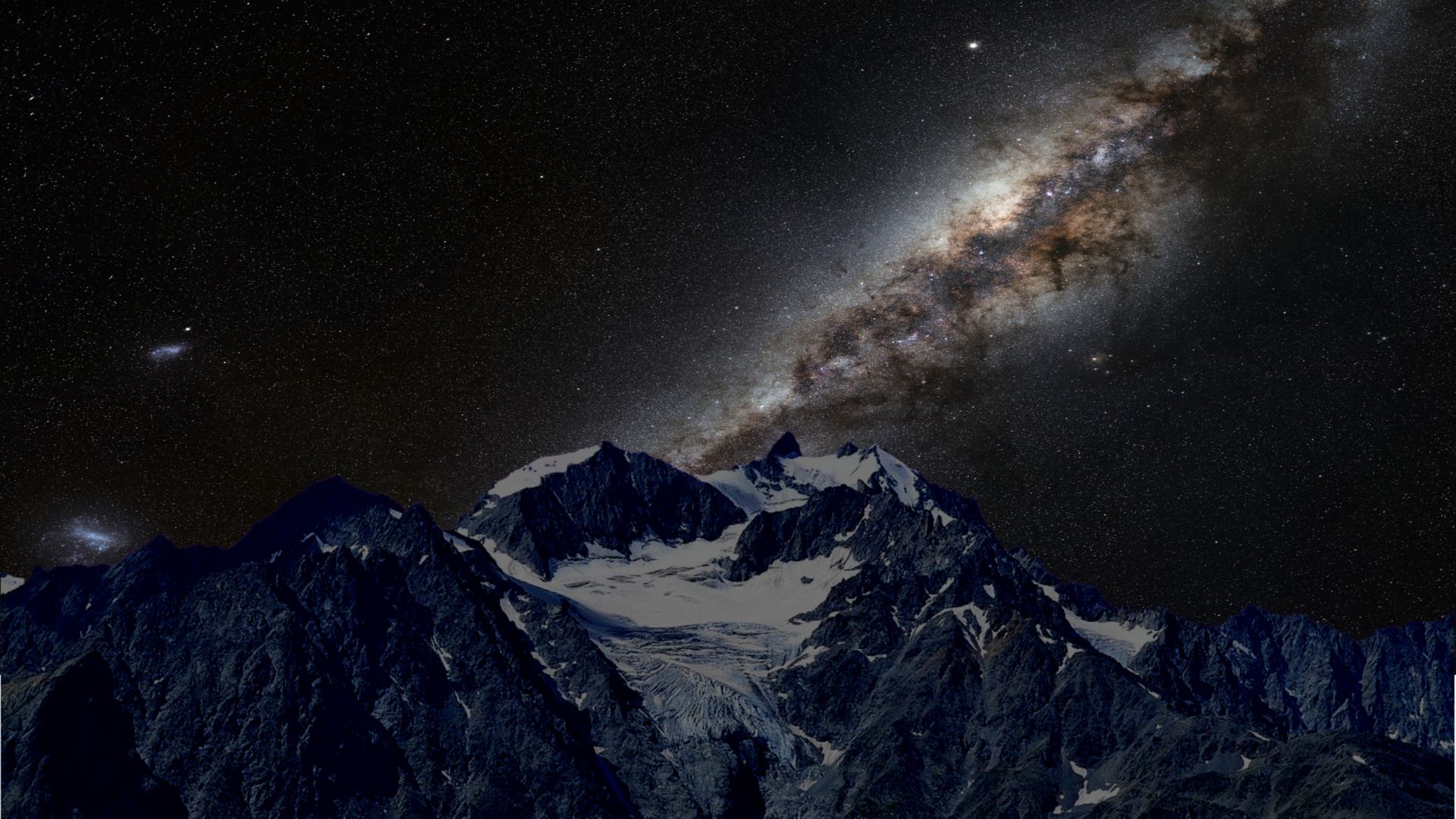 Milky Way Mountains Wallpapers