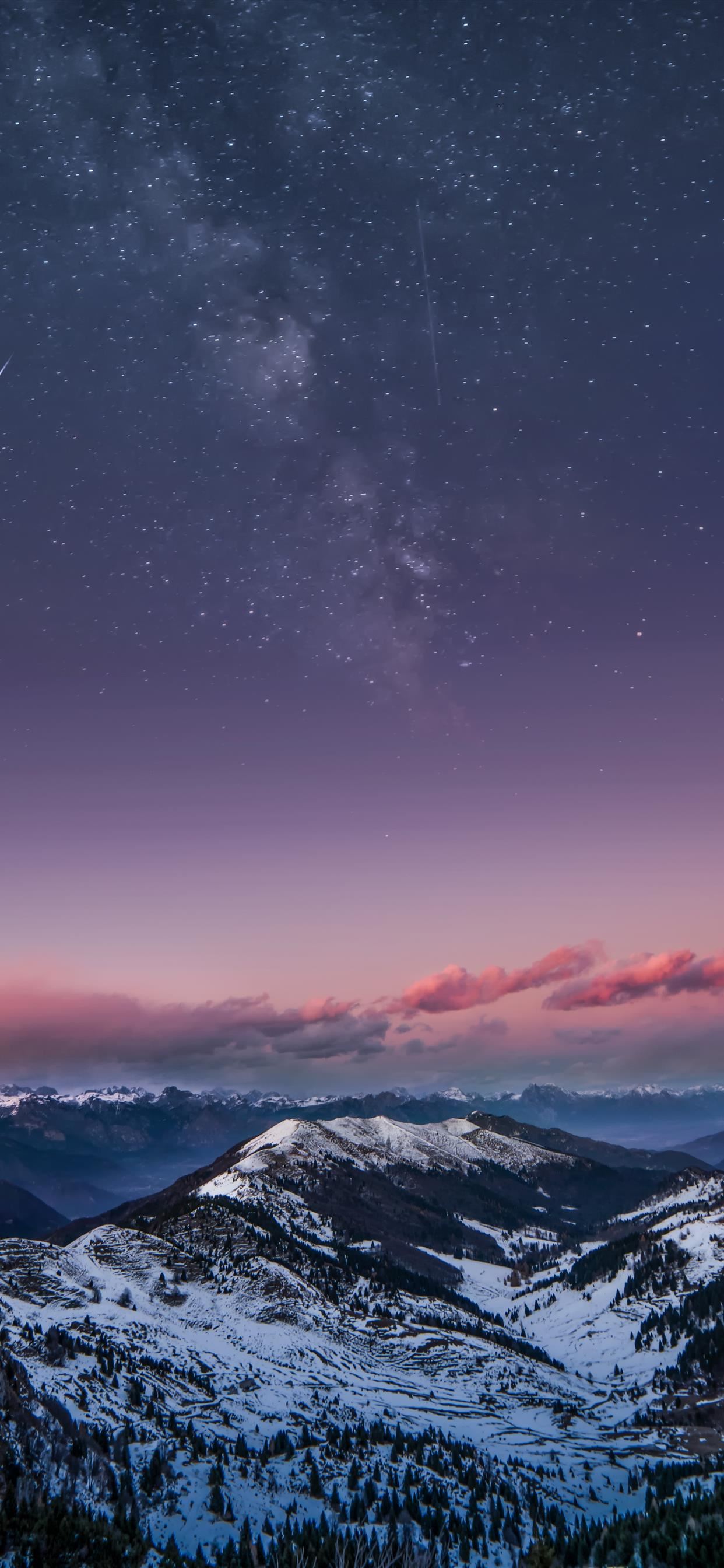 Milky Way Mountains Wallpapers