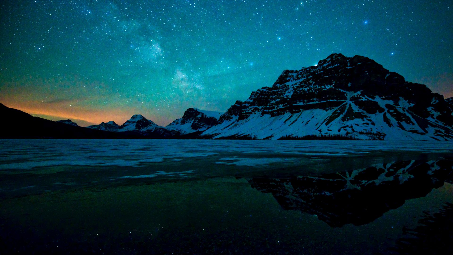 Milky Way Mountains Wallpapers