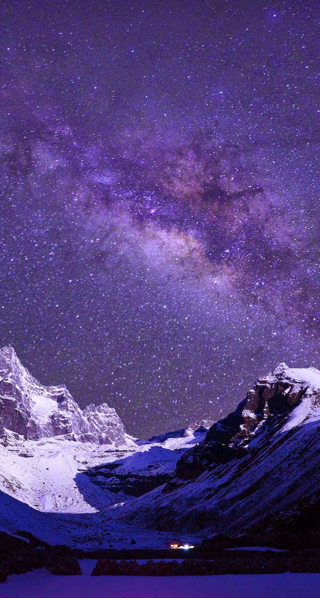 Milky Way Mountains Wallpapers