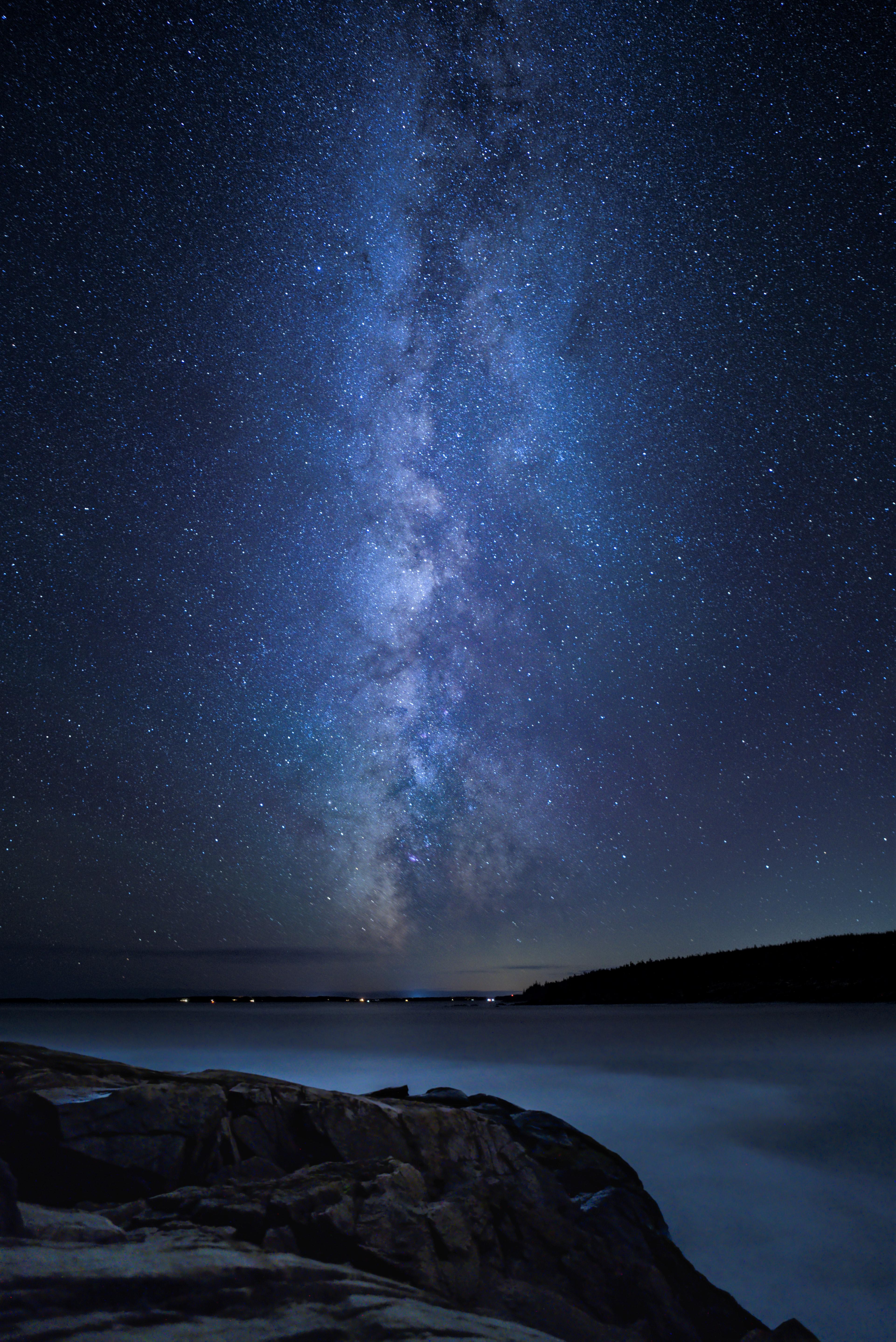 Milky Way Over Otter Cliffs Wallpapers